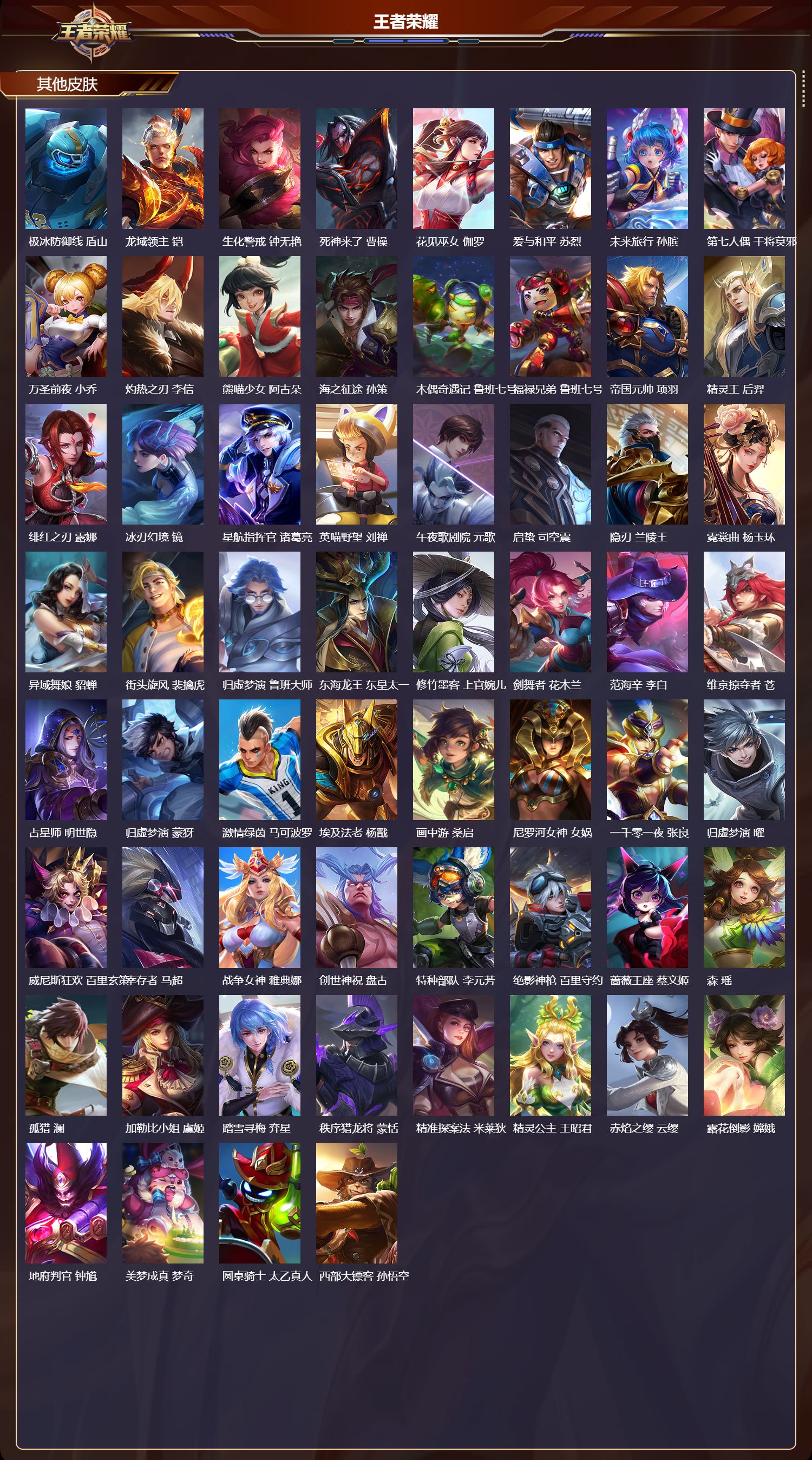 WZQM4304530王者荣耀账号详情图5