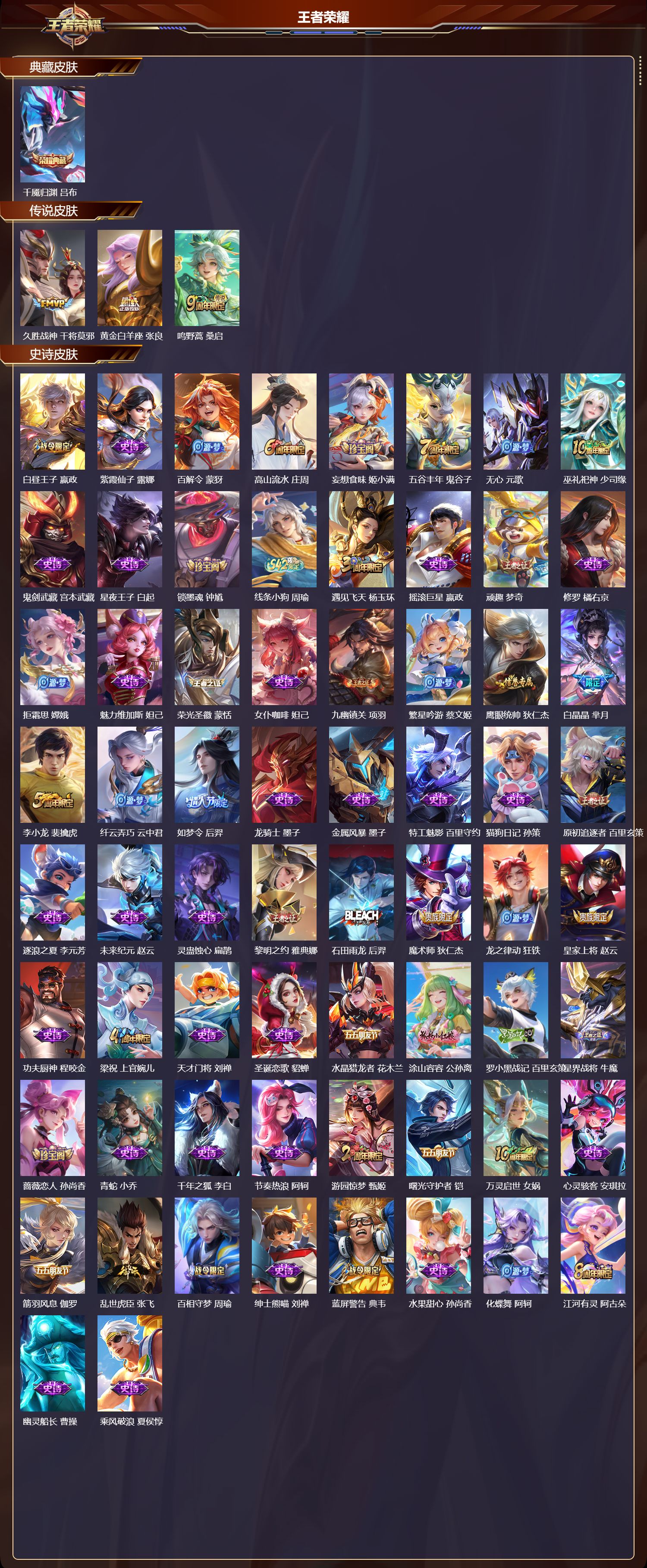 WZQM4304225王者荣耀账号详情图2