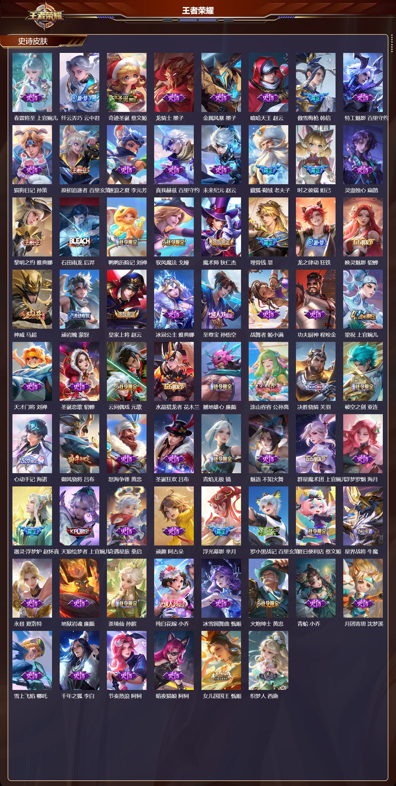 WZMK4302106王者荣耀账号详情图3