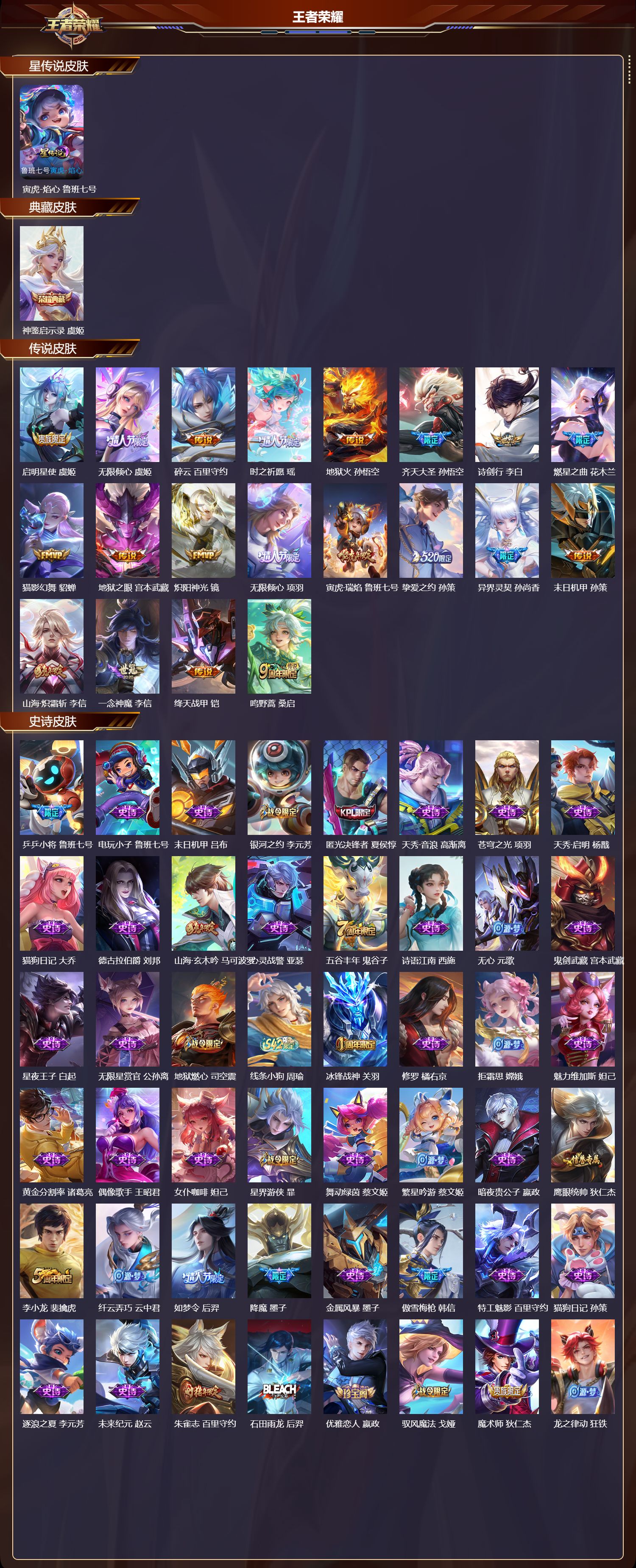 WZQM4304941王者荣耀账号详情图2