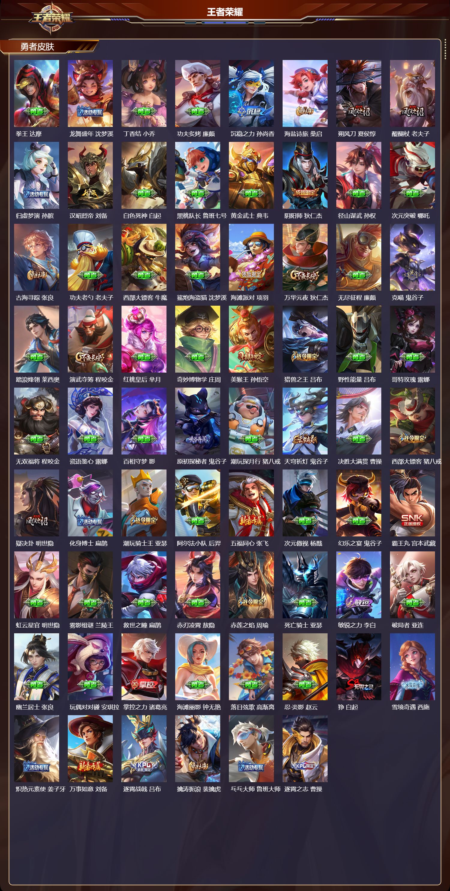 WZQM4304899王者荣耀账号详情图4