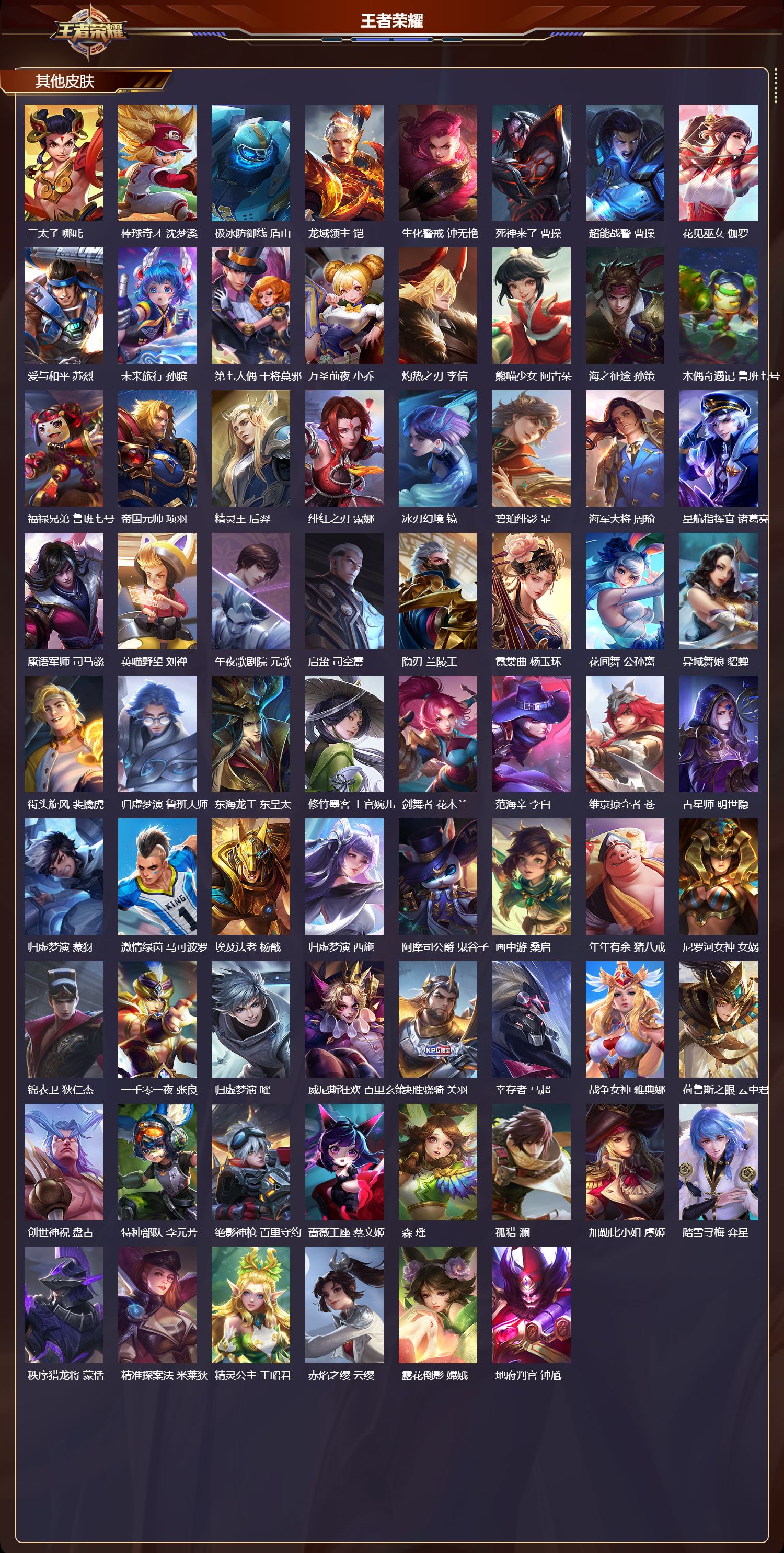 WZMK4302084王者荣耀账号详情图6