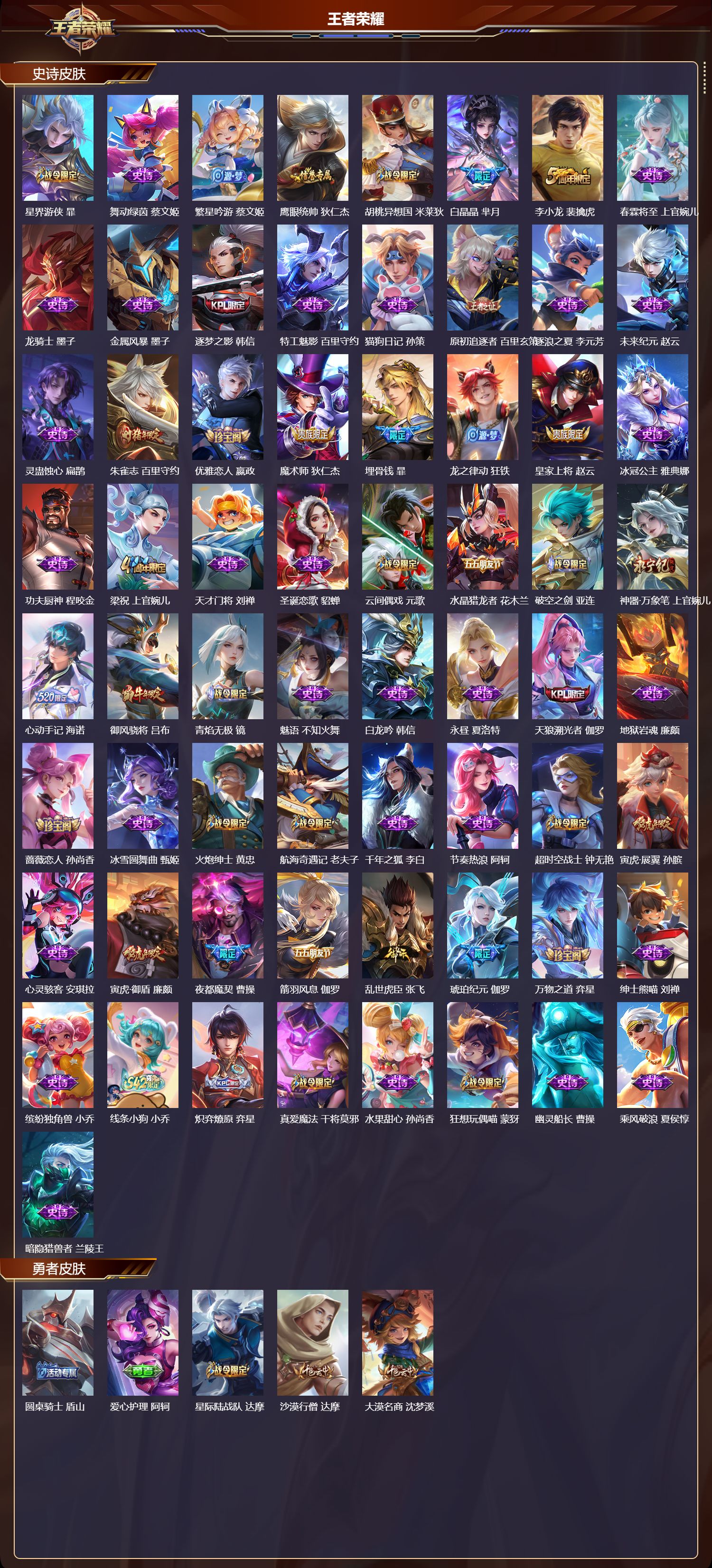 WZMK4302063王者荣耀账号详情图2 WZMK4302063王者荣耀账号详情图2