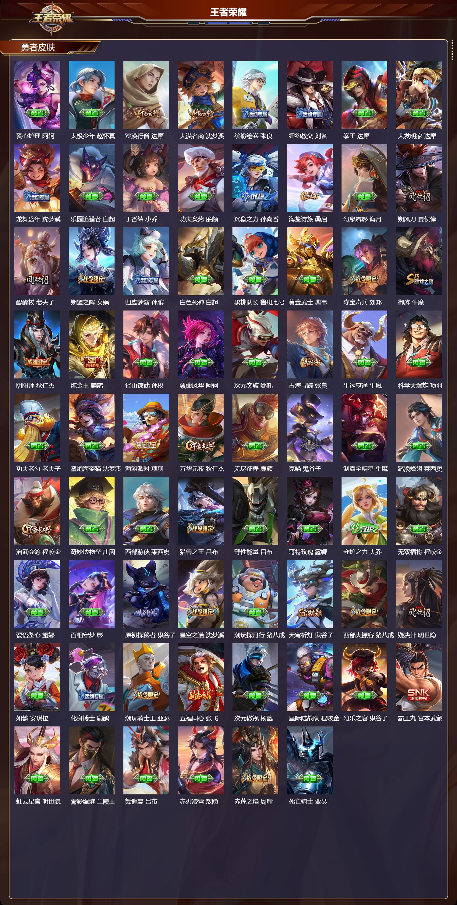 WZQM4302602王者荣耀账号详情图4 WZQM4302602王者荣耀账号详情图4