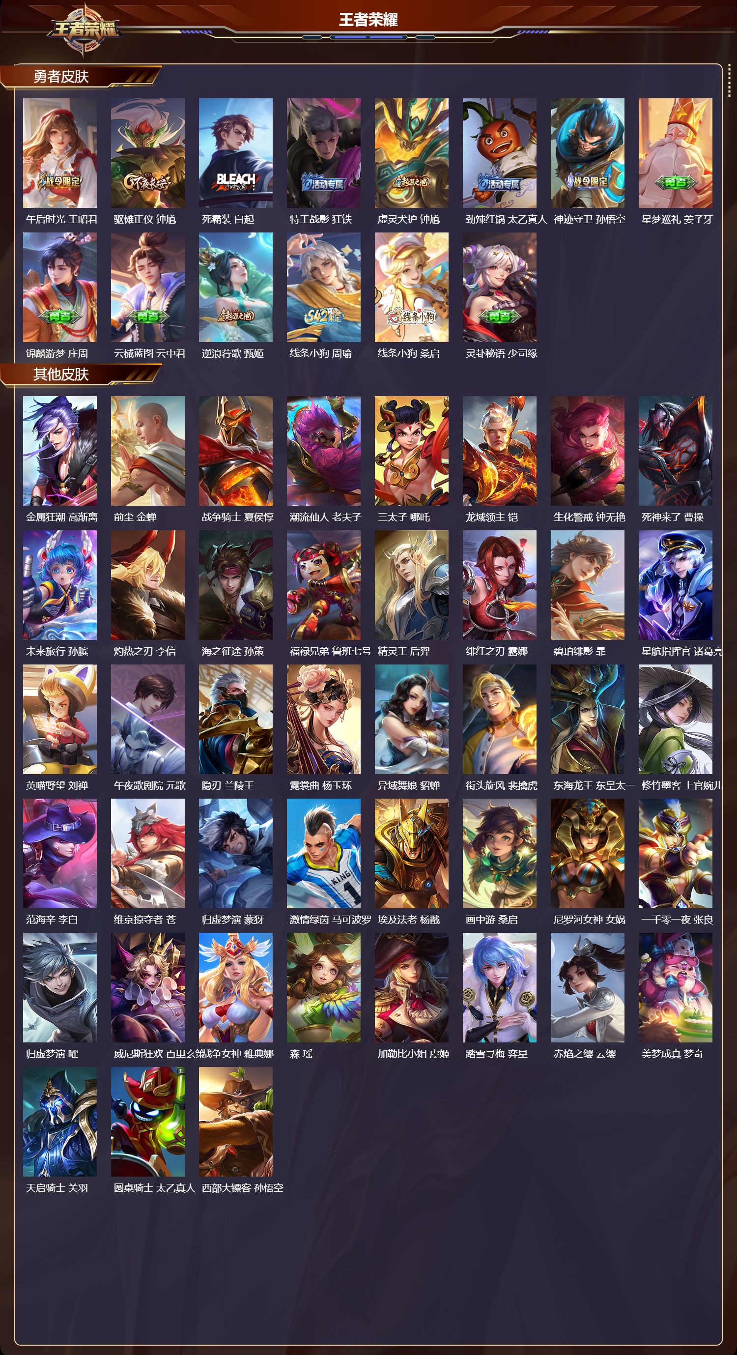 WZQM4304941王者荣耀账号详情图5