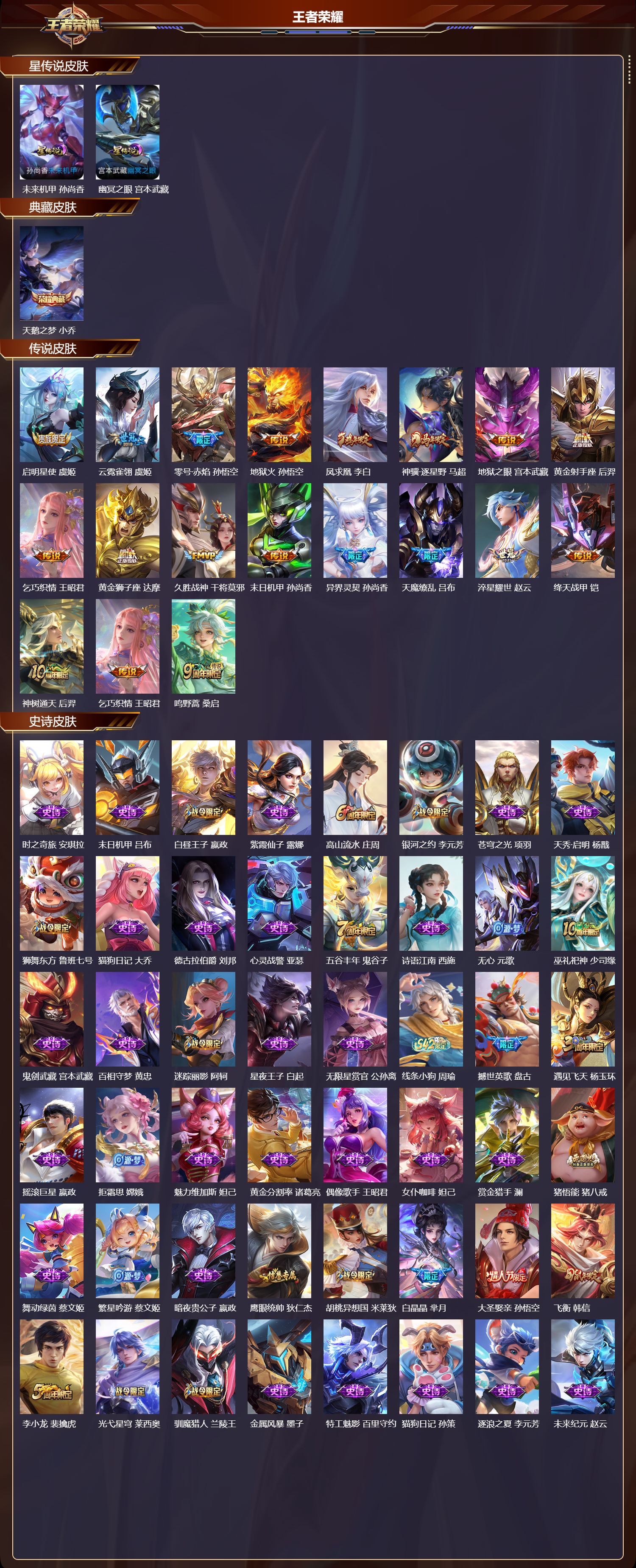 WZQM4304252王者荣耀账号详情图2