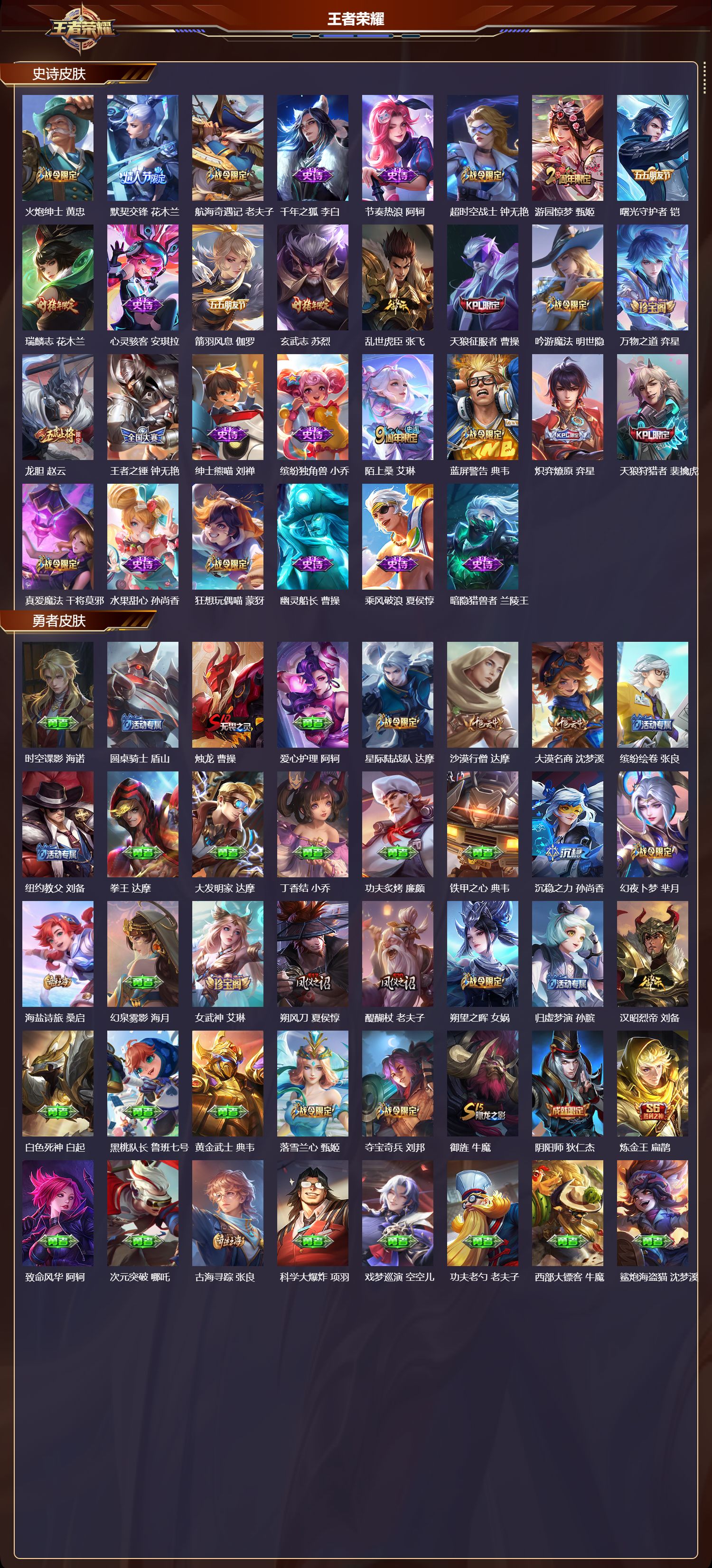 WZMK4302571王者荣耀账号详情图3