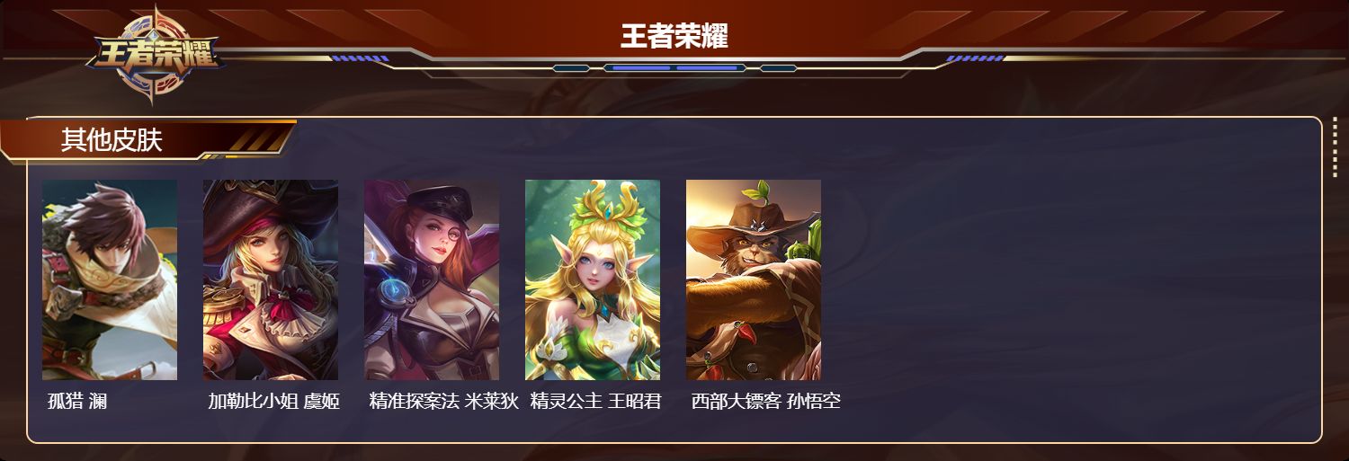 WZMK4302680王者荣耀账号详情图3