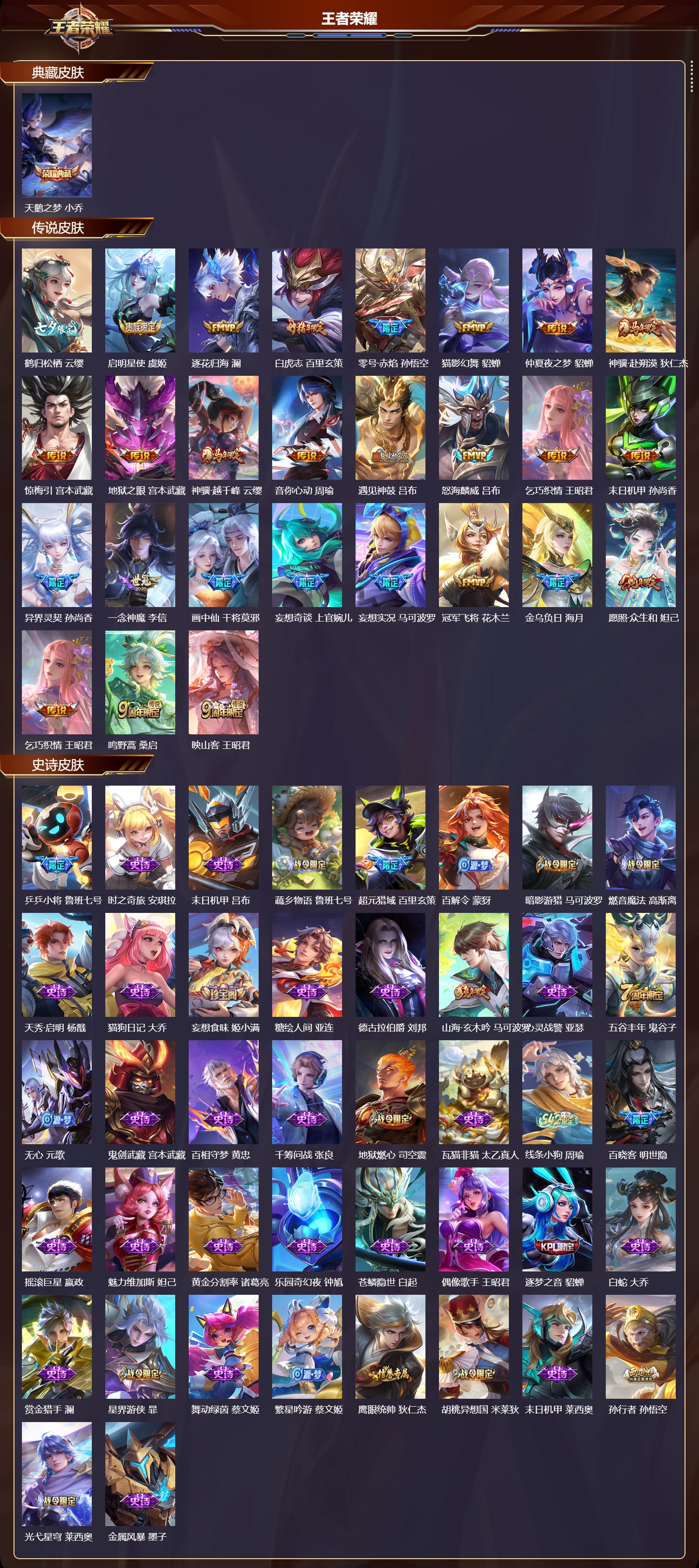 WZQM4304875王者荣耀账号详情图2