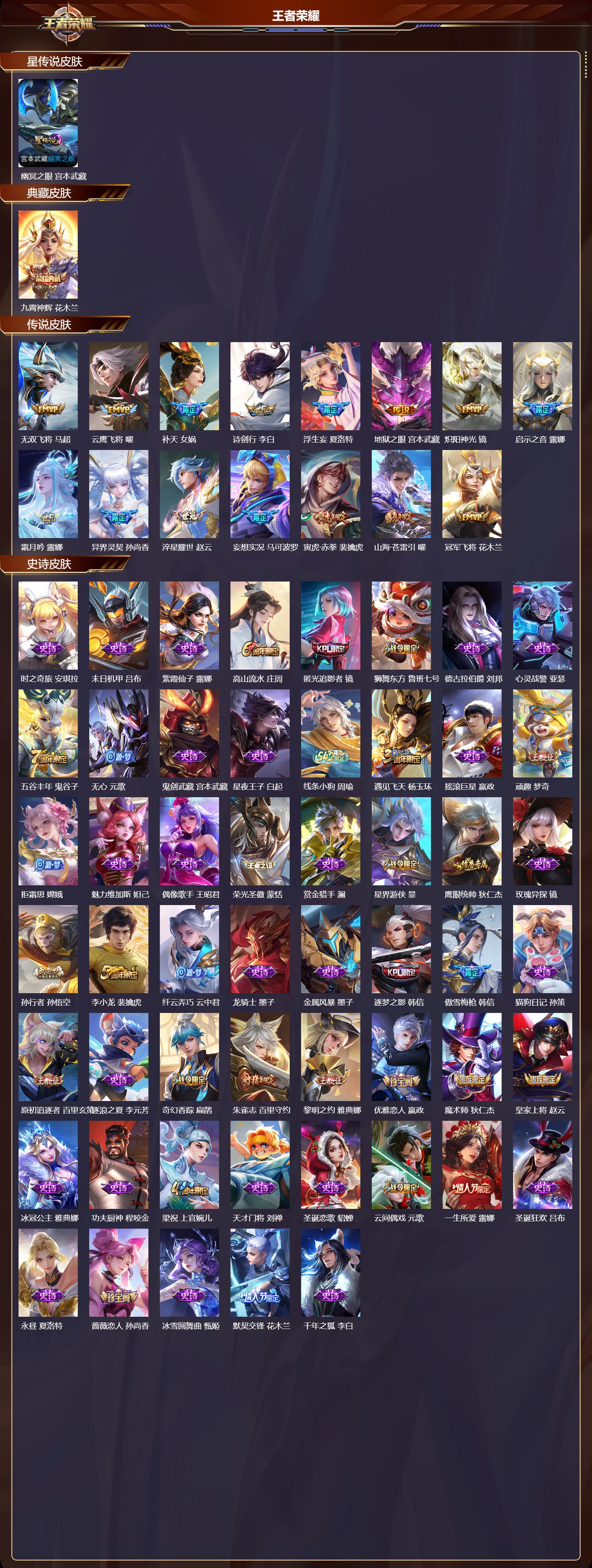 WZMK4302674王者荣耀账号详情图1 WZMK4302674王者荣耀账号详情图1