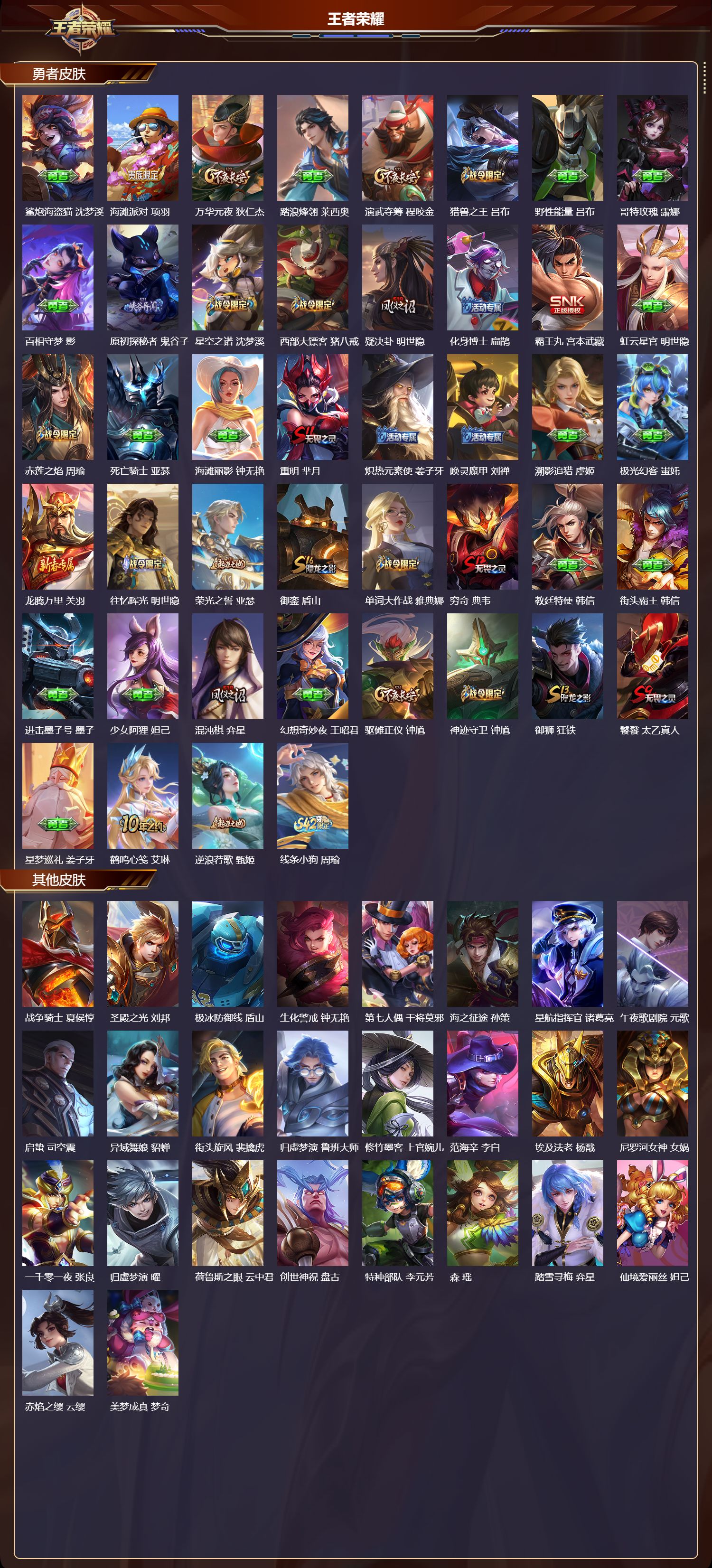 WZQM4302597王者荣耀账号详情图3