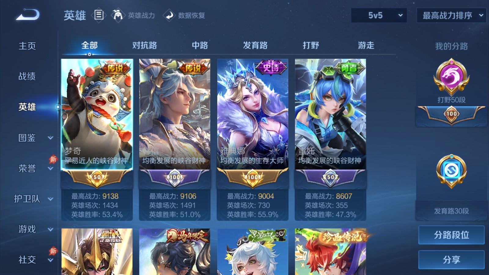 WZCMW4322447王者荣耀账号详情图2