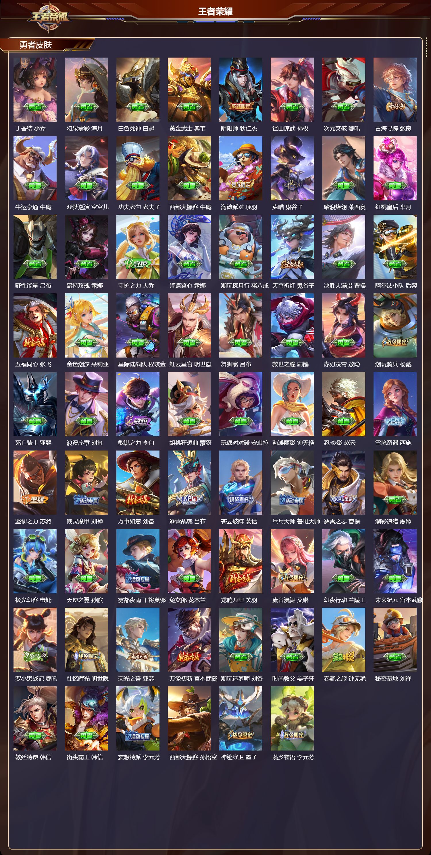 WZQM4302148王者荣耀账号详情图4