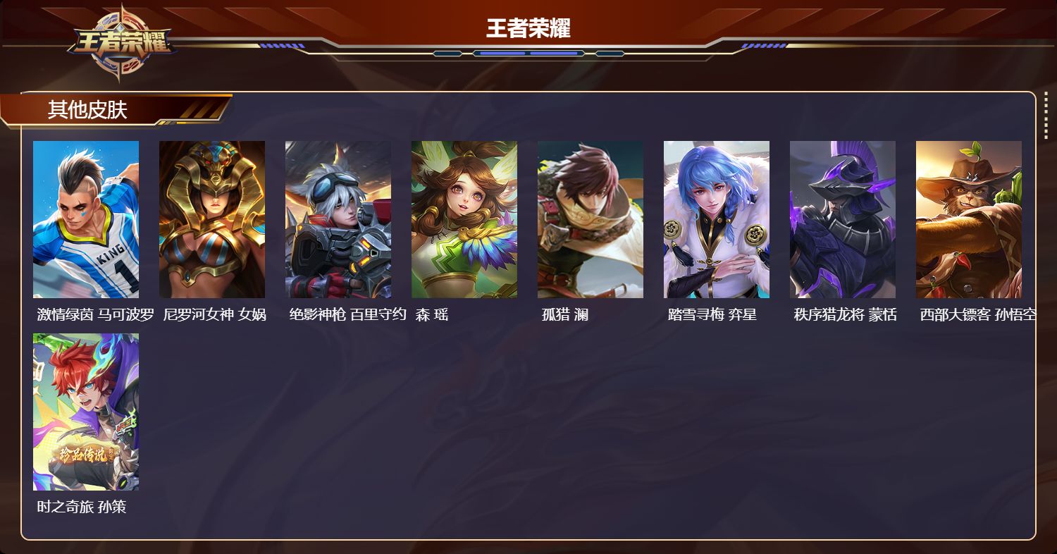 WZMK4302442王者荣耀账号详情图3