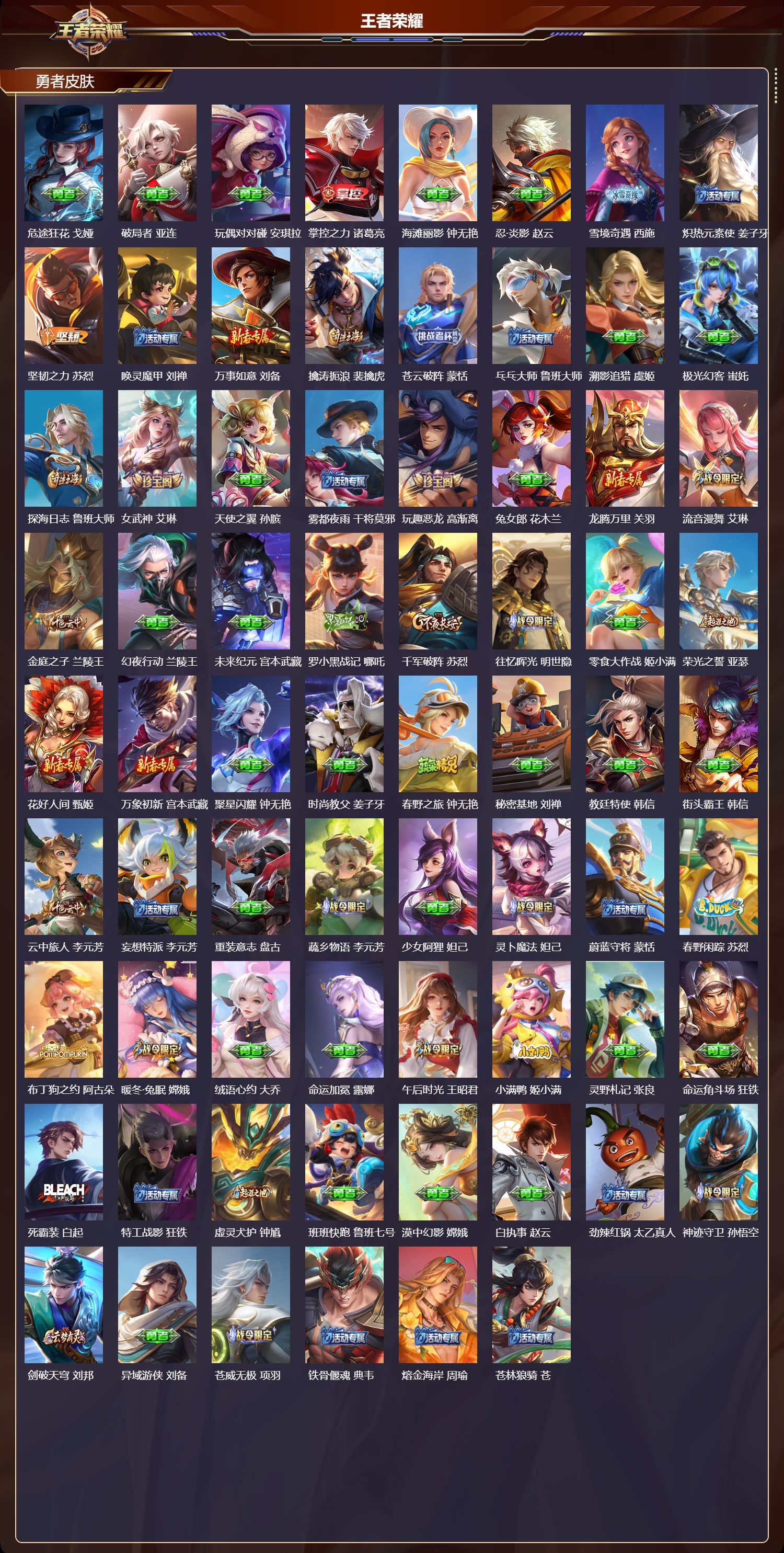 WZQM4304655王者荣耀账号详情图5