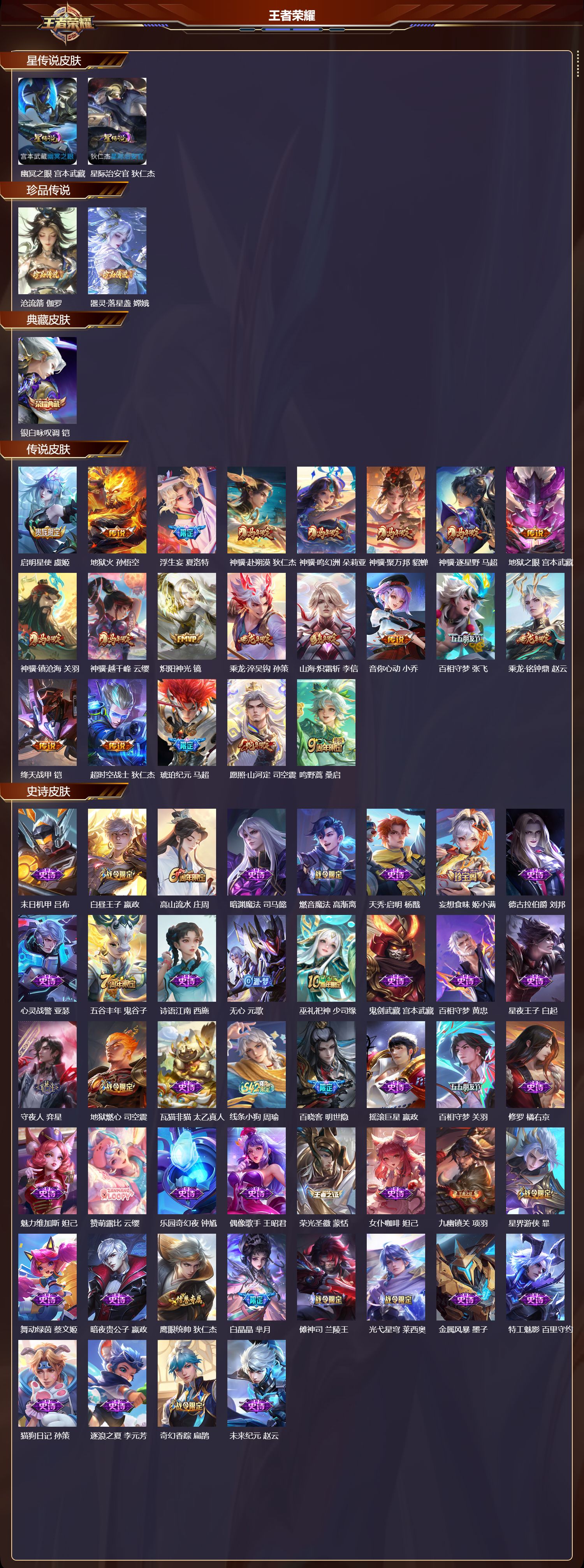 WZQM4304757王者荣耀账号详情图2