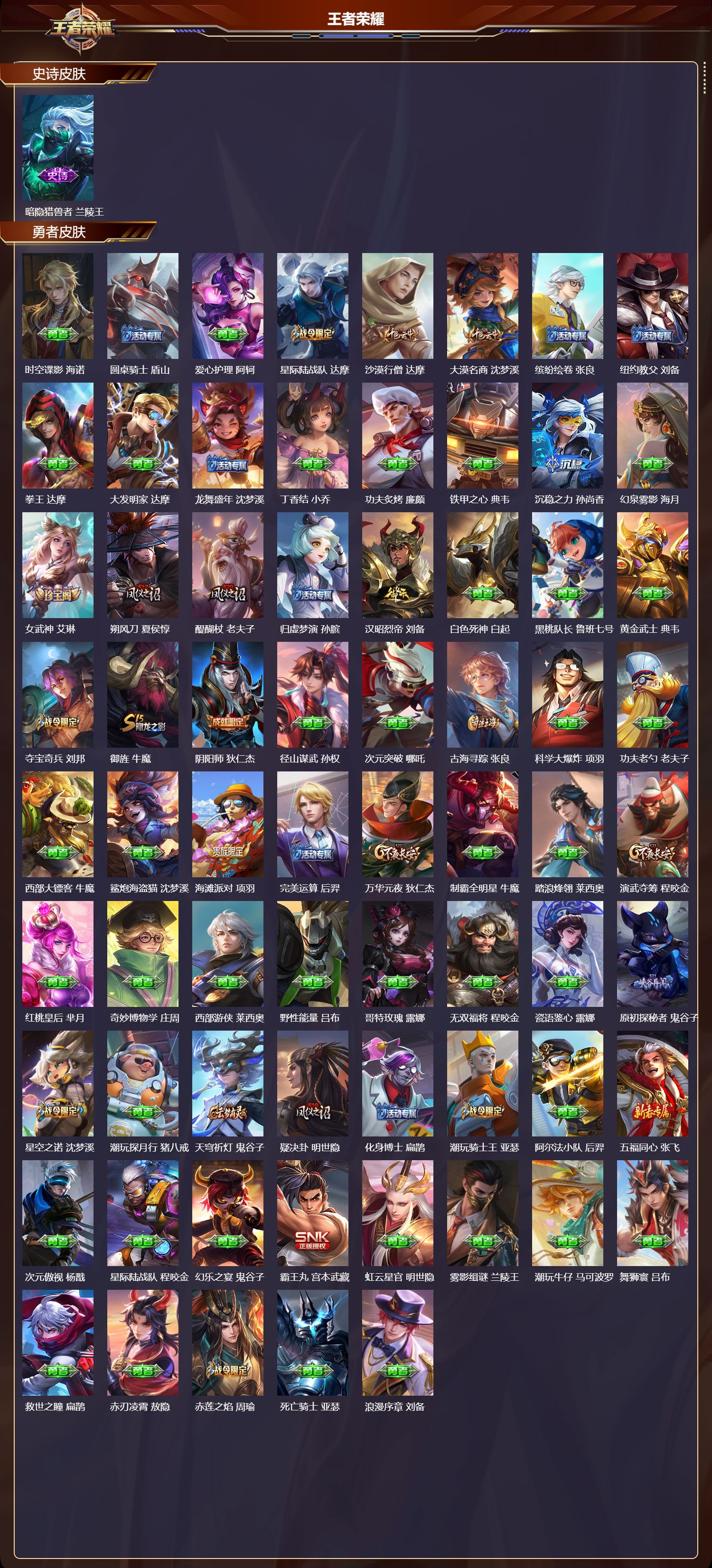 WZQM4303754王者荣耀账号详情图4