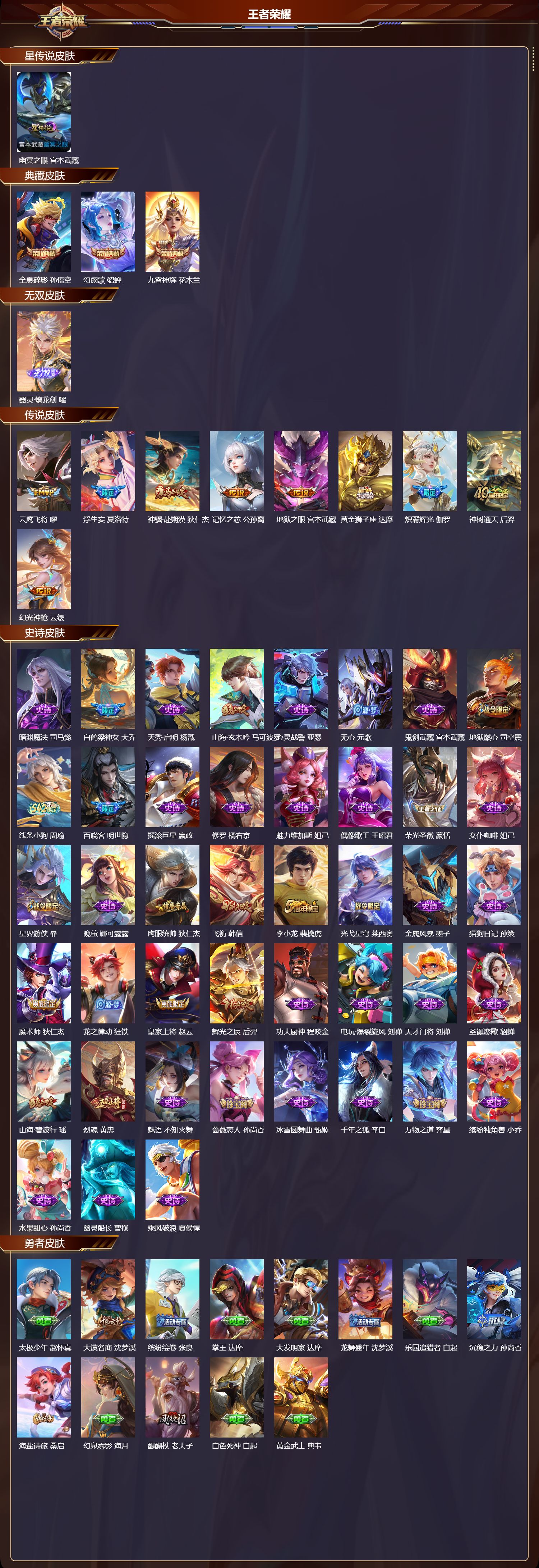 WZMK4302548王者荣耀账号详情图1 WZMK4302548王者荣耀账号详情图1