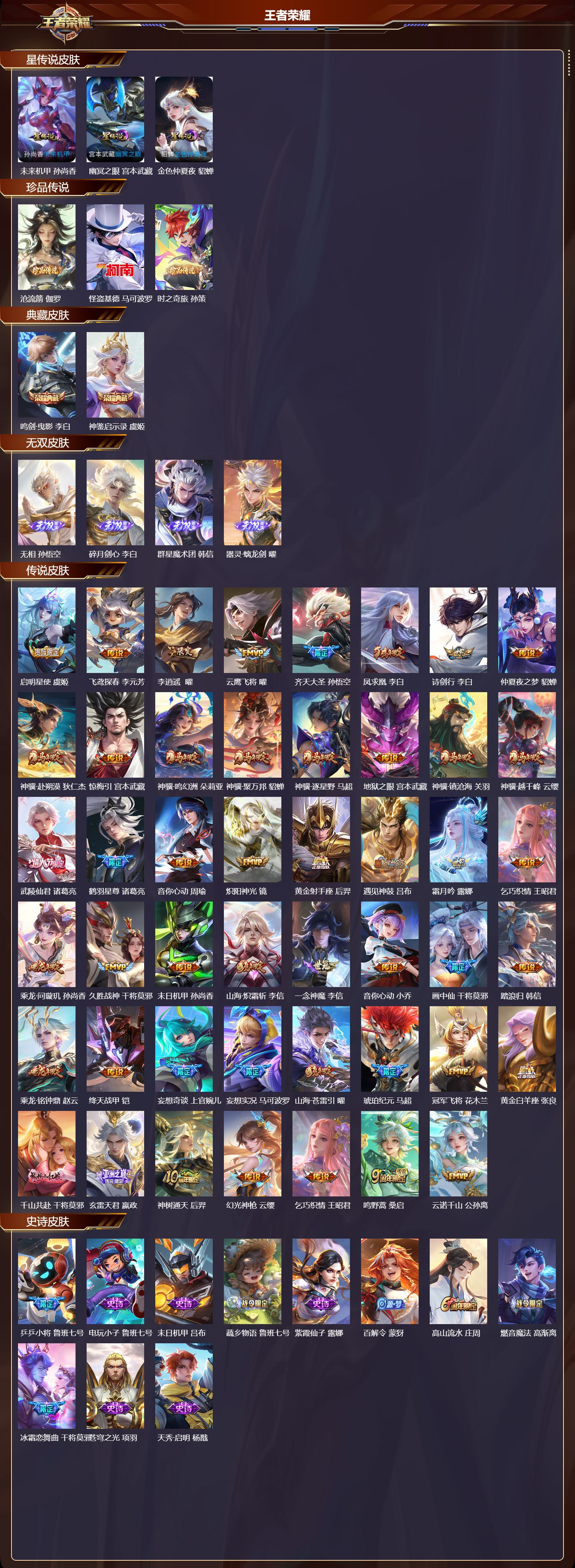 WZMK4302540王者荣耀账号详情图1 WZMK4302540王者荣耀账号详情图1