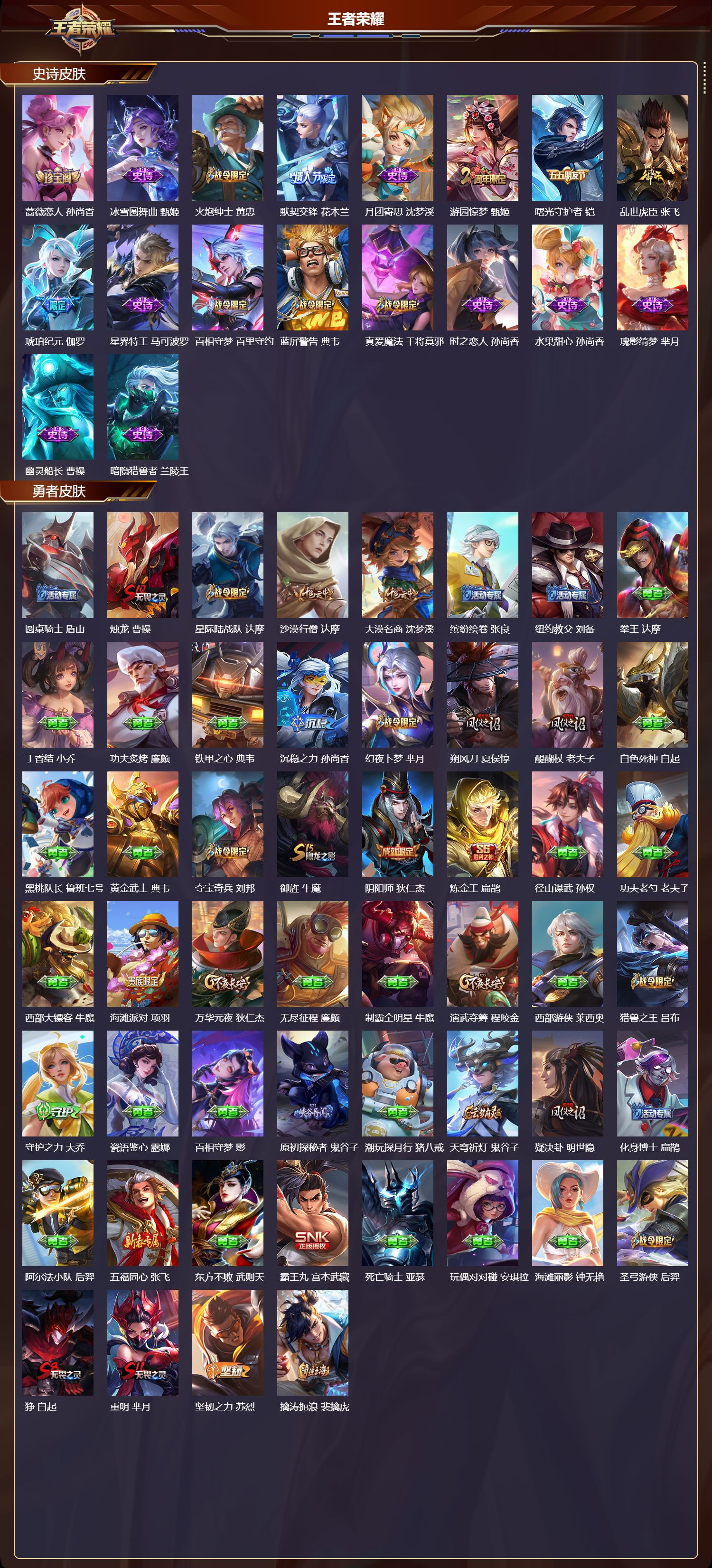 WZMK4302864王者荣耀账号详情图2 WZMK4302864王者荣耀账号详情图2