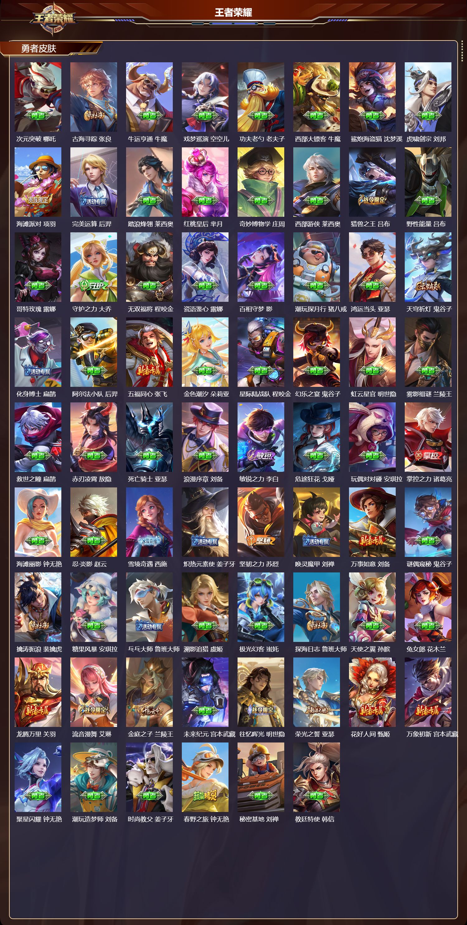 WZQM4304875王者荣耀账号详情图4