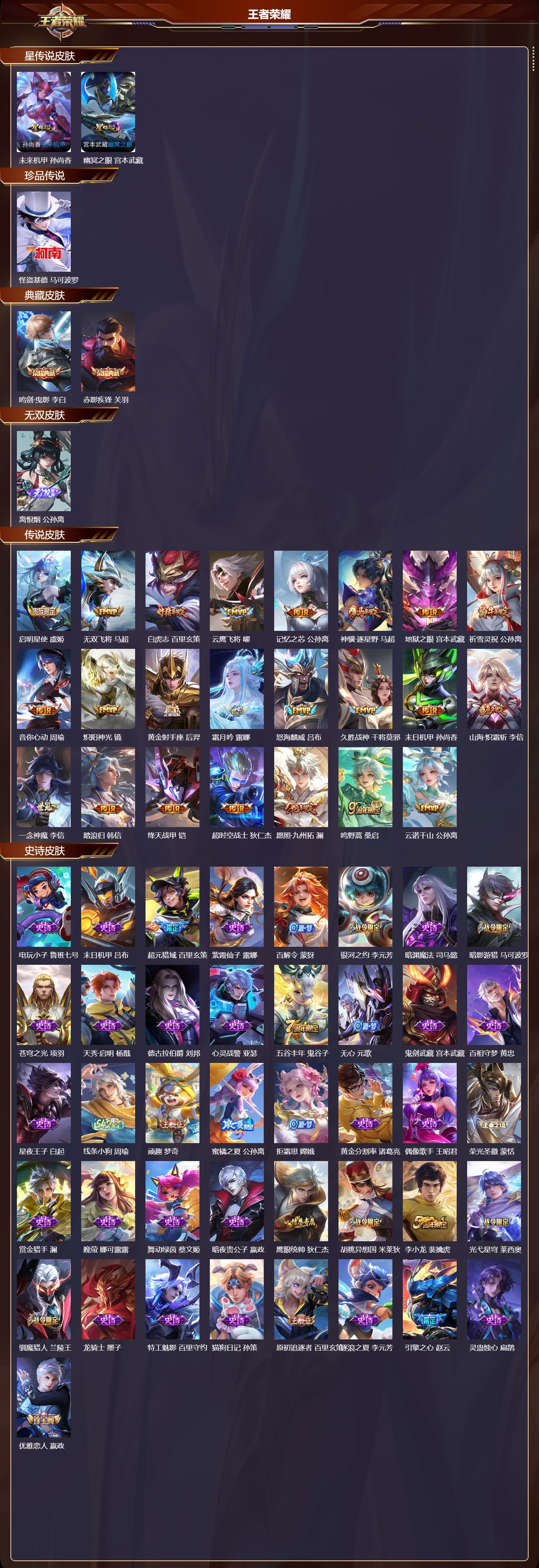 WZMK4302437王者荣耀账号详情图1 WZMK4302437王者荣耀账号详情图1