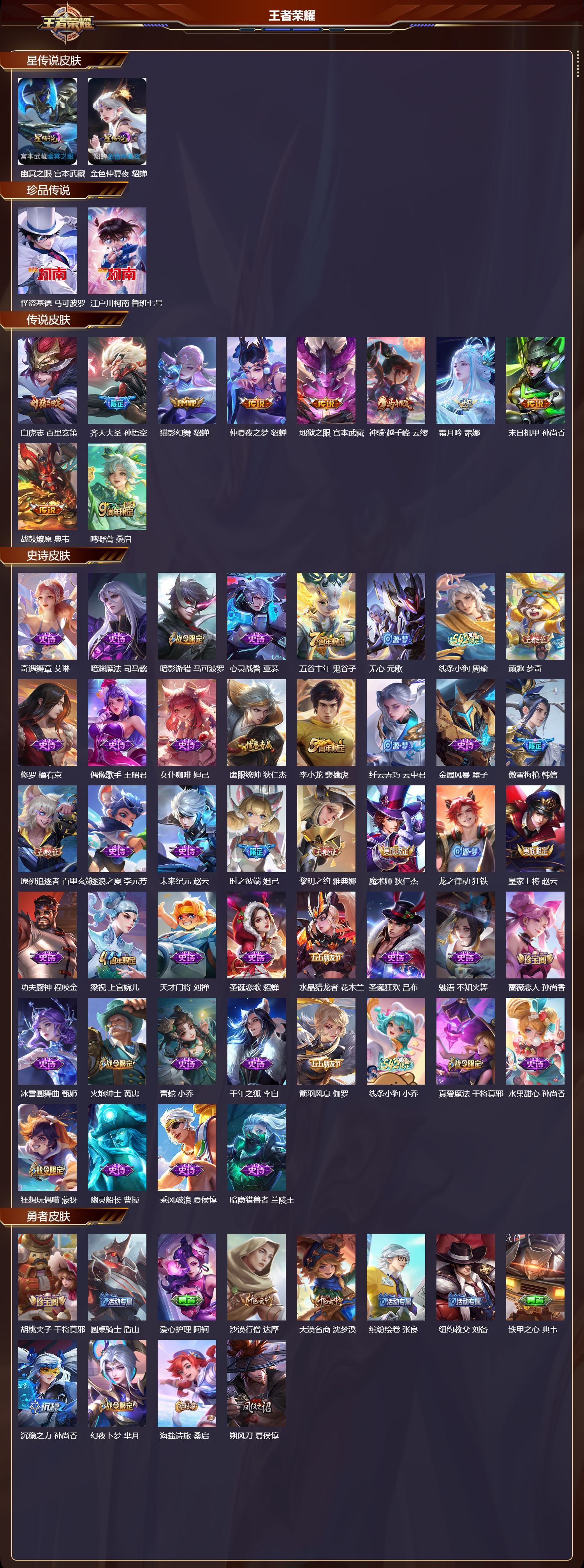 WZQM4304635王者荣耀账号详情图2