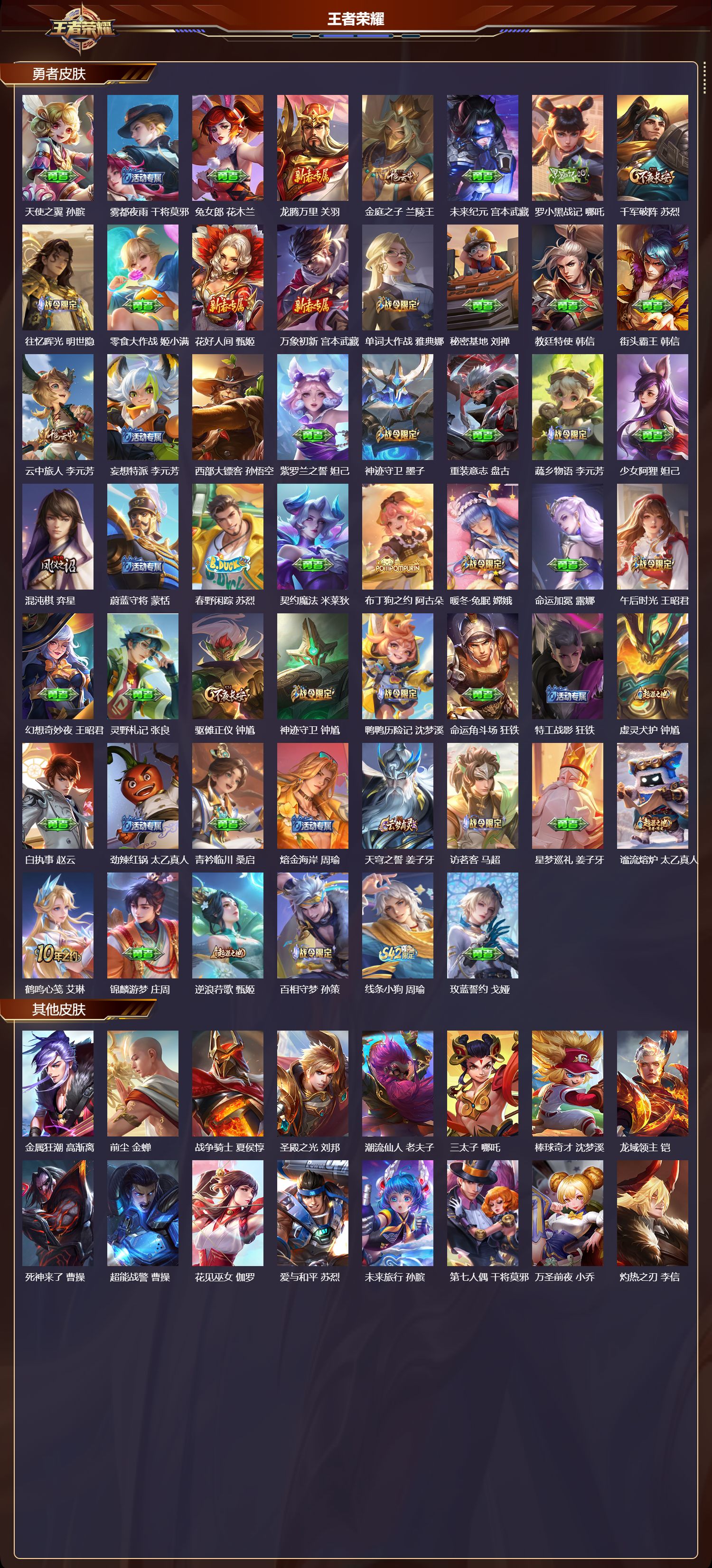 WZMK4302069王者荣耀账号详情图4