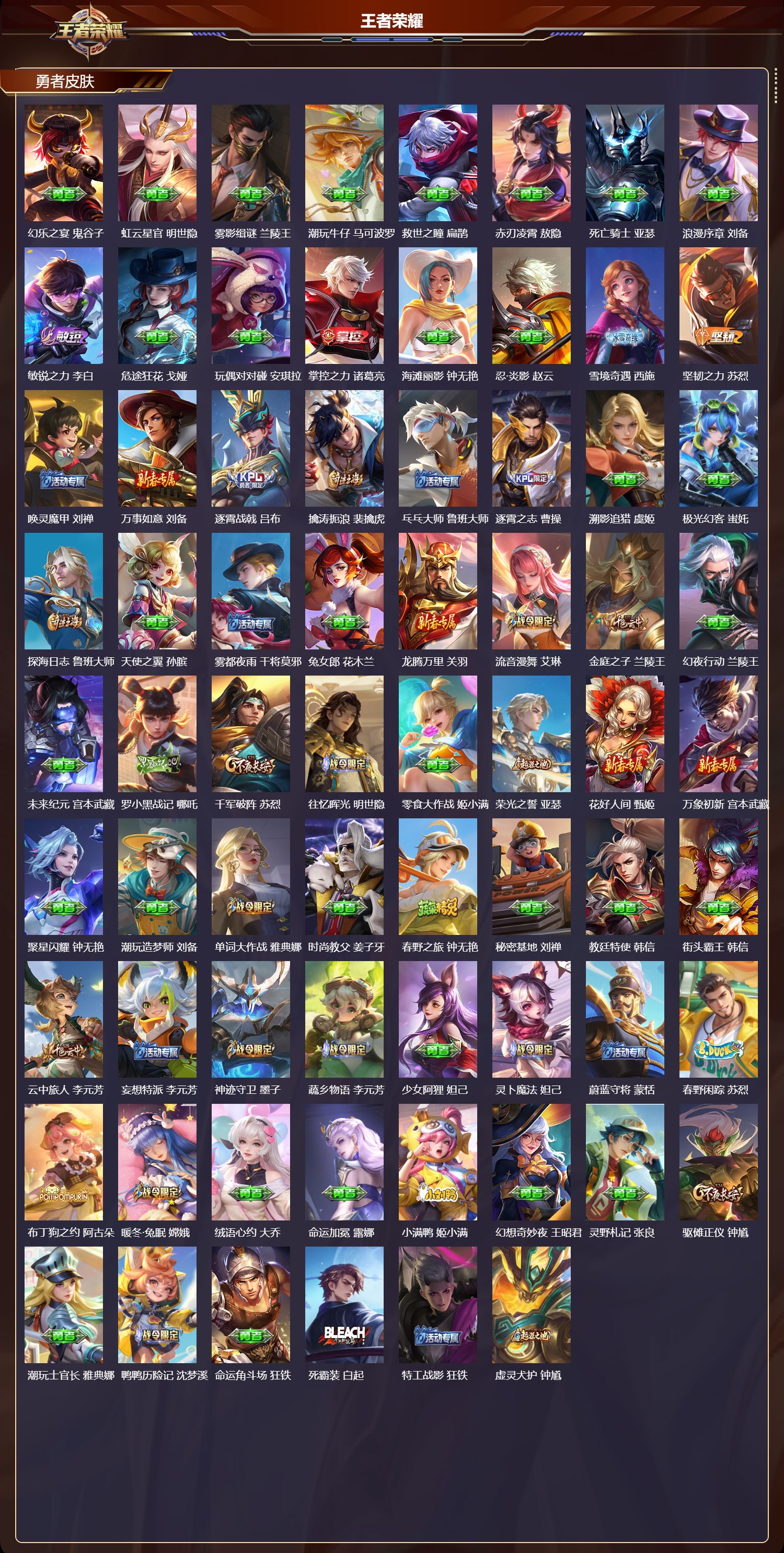 WZQM4304549王者荣耀账号详情图5