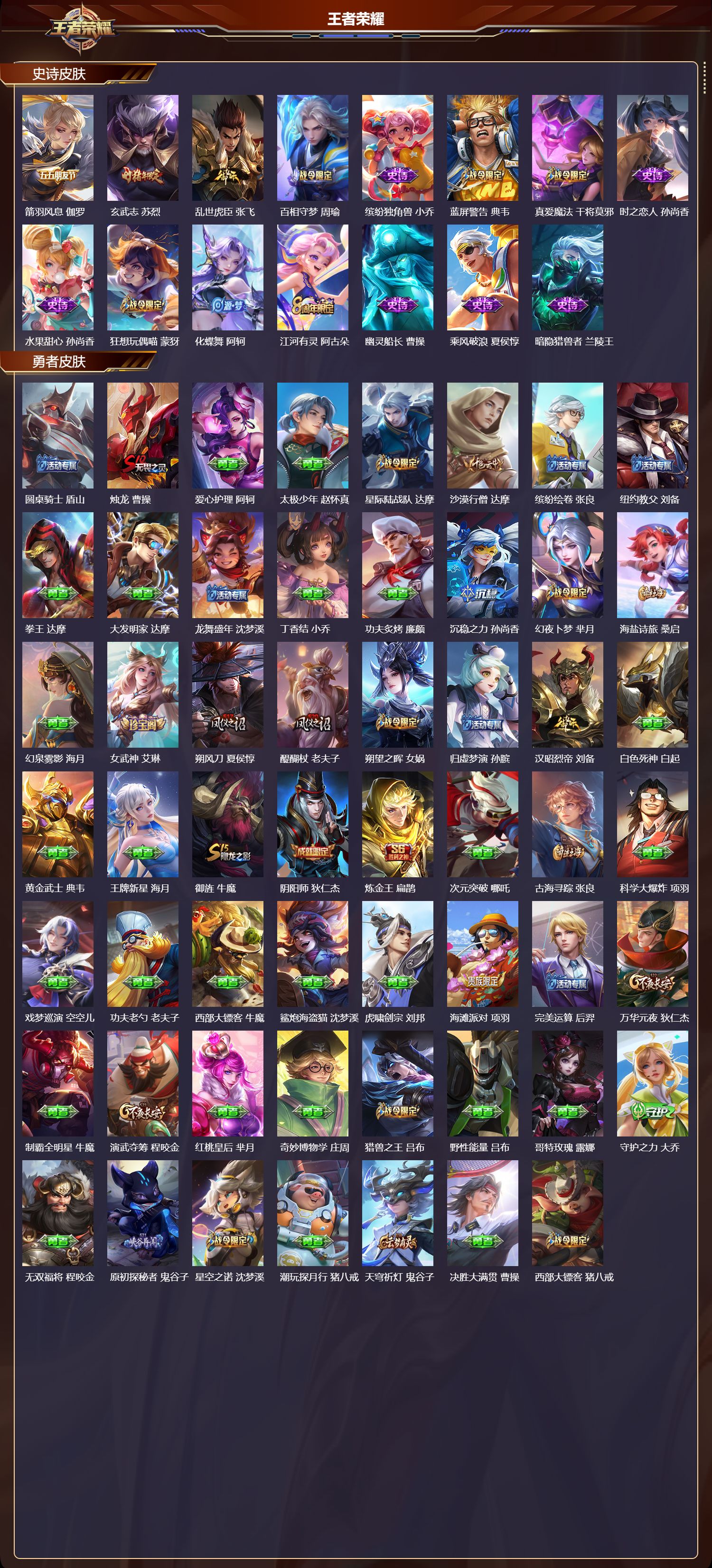 WZMK4302770王者荣耀账号详情图3 WZMK4302770王者荣耀账号详情图3