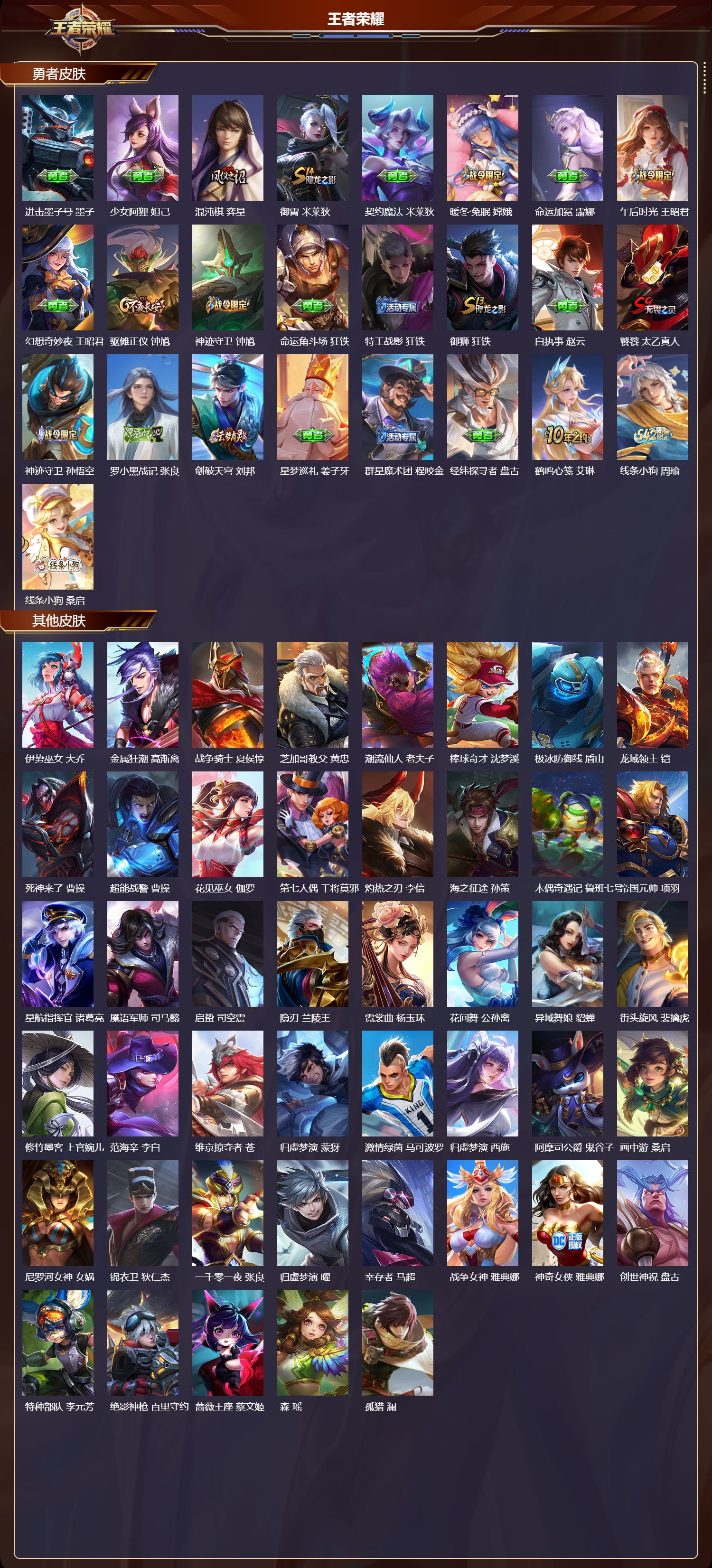 WZMK4301929王者荣耀账号详情图4