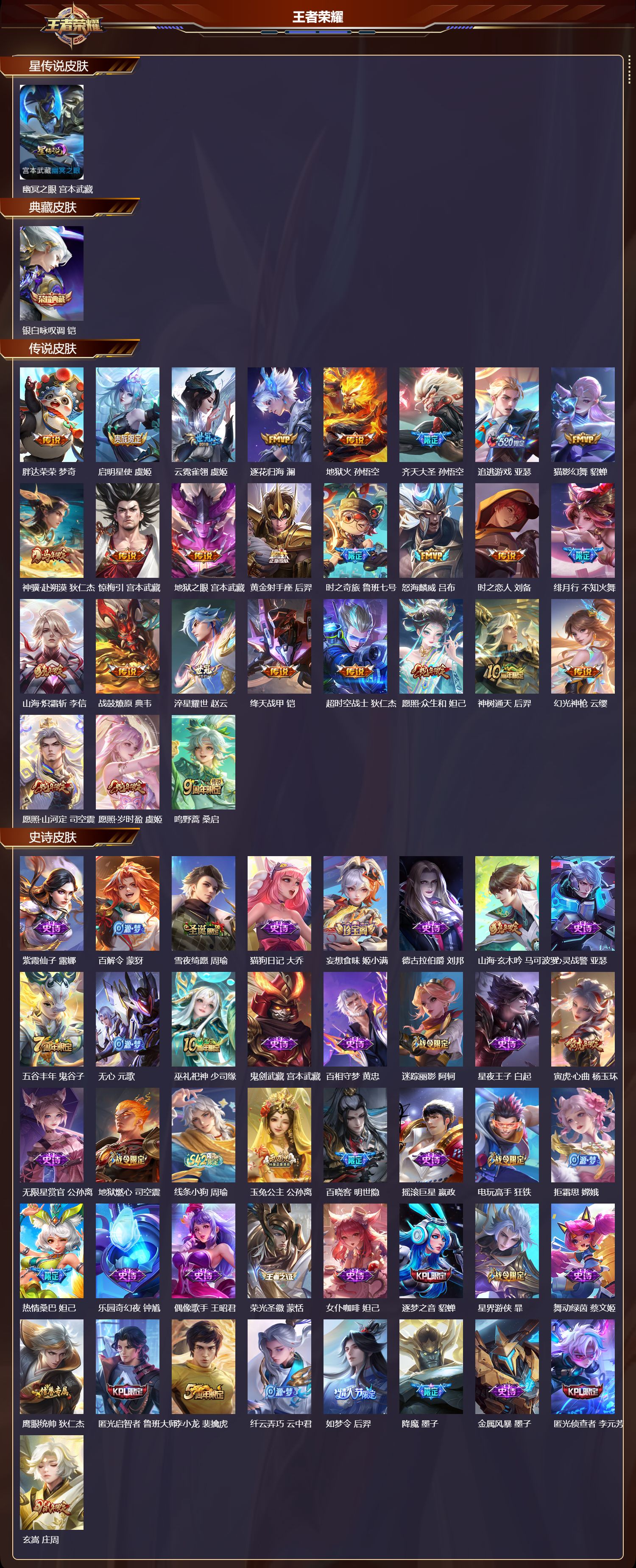 WZQM4304250王者荣耀账号详情图2