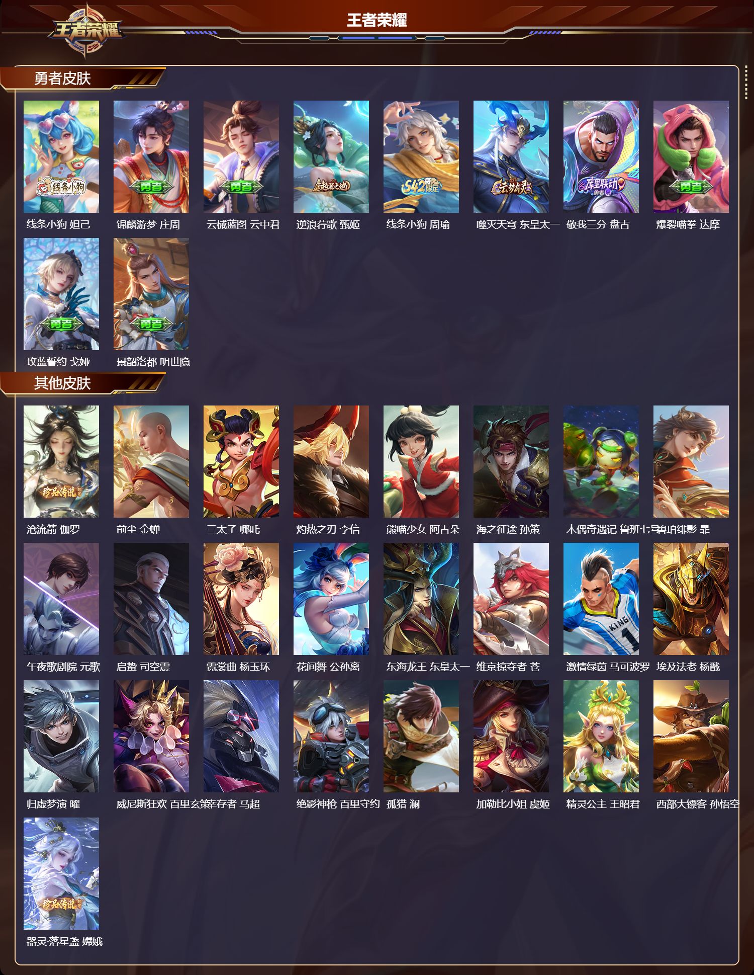 WZQM4303782王者荣耀账号详情图4