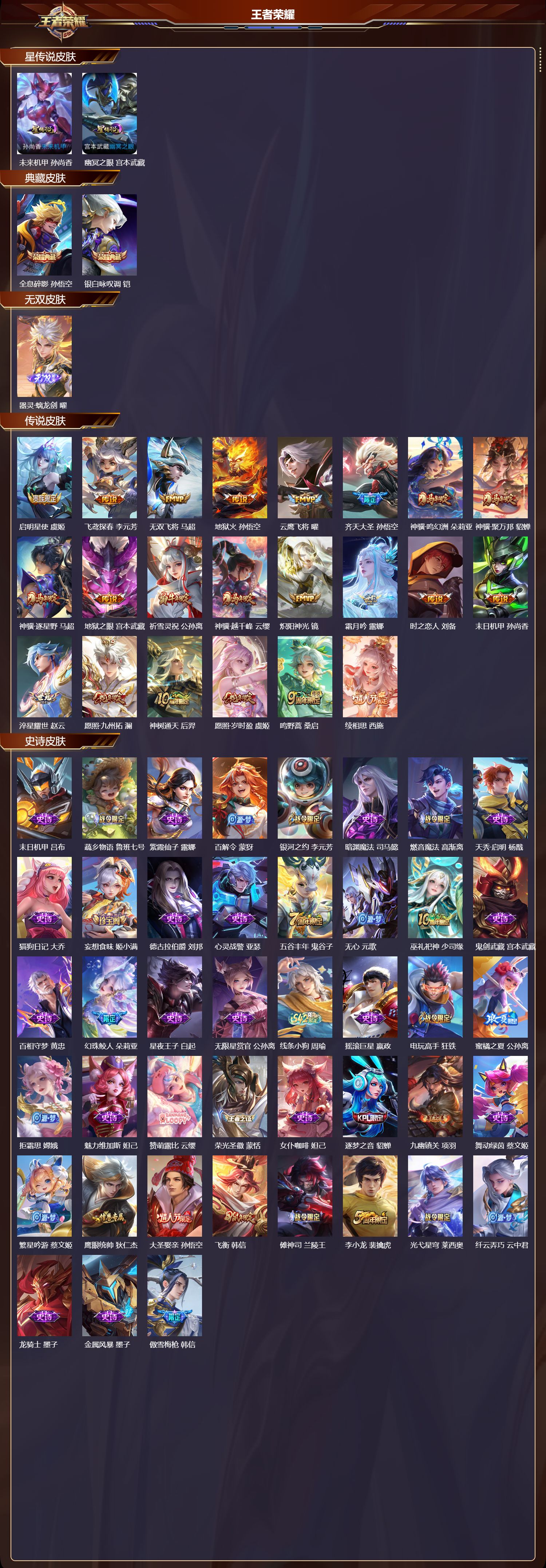 WZQM4304437王者荣耀账号详情图2