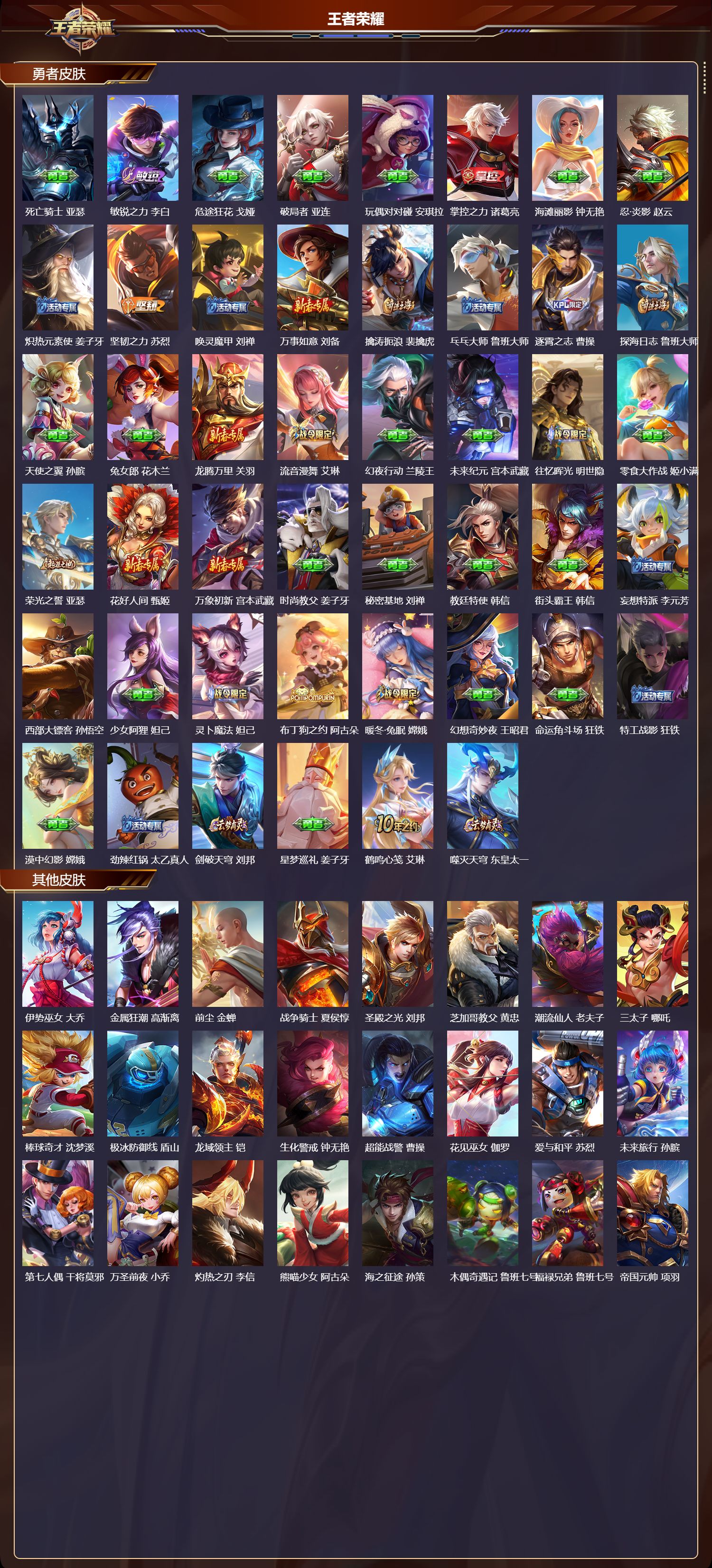 WZMK4302213王者荣耀账号详情图4