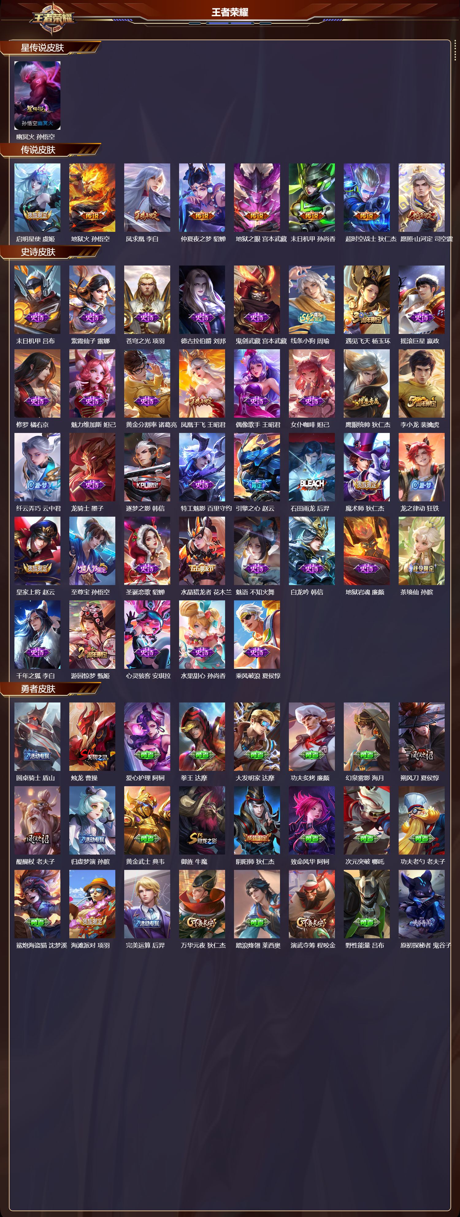 WZQM4304272王者荣耀账号详情图2