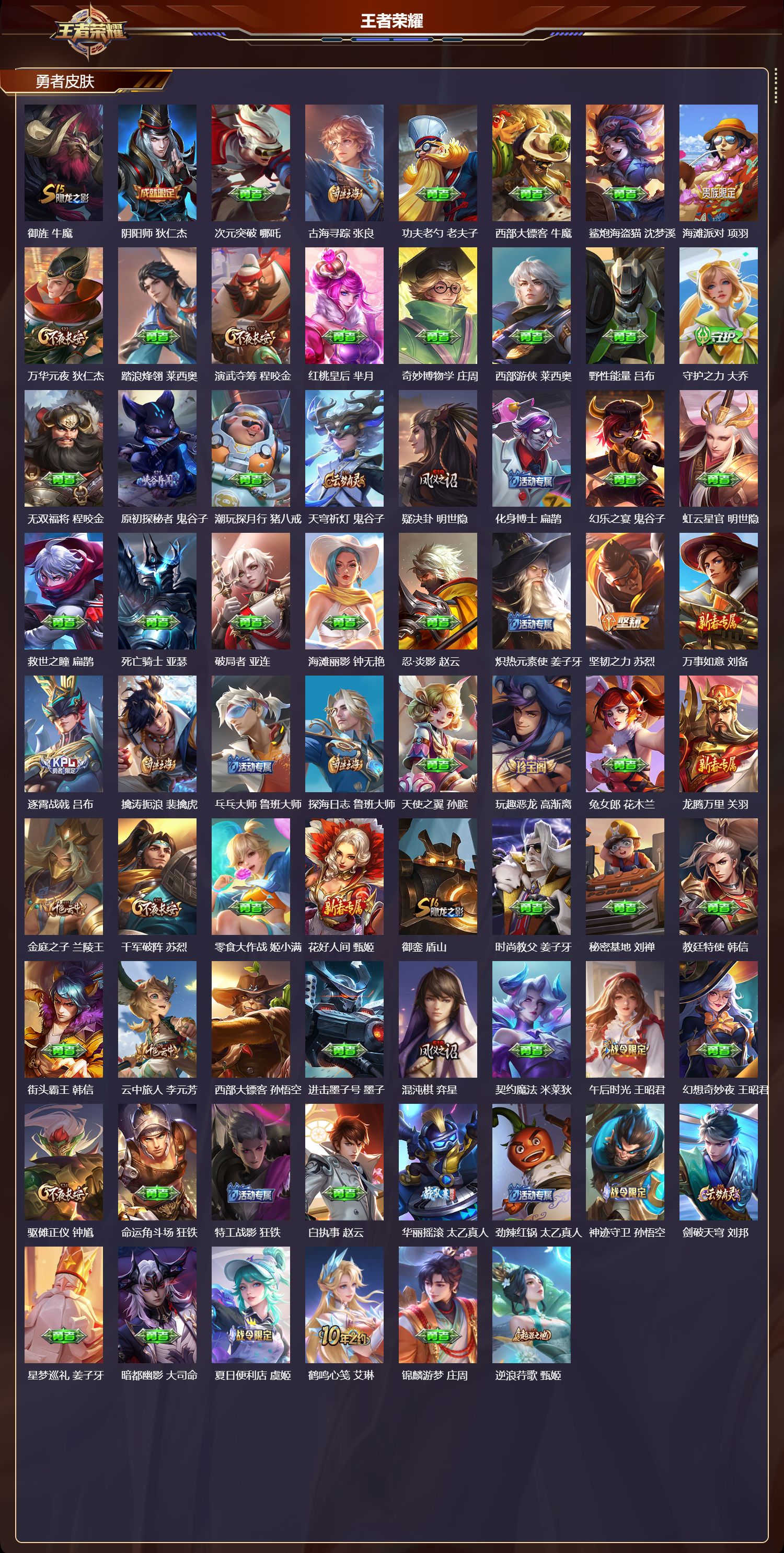 WZMK4302056王者荣耀账号详情图2