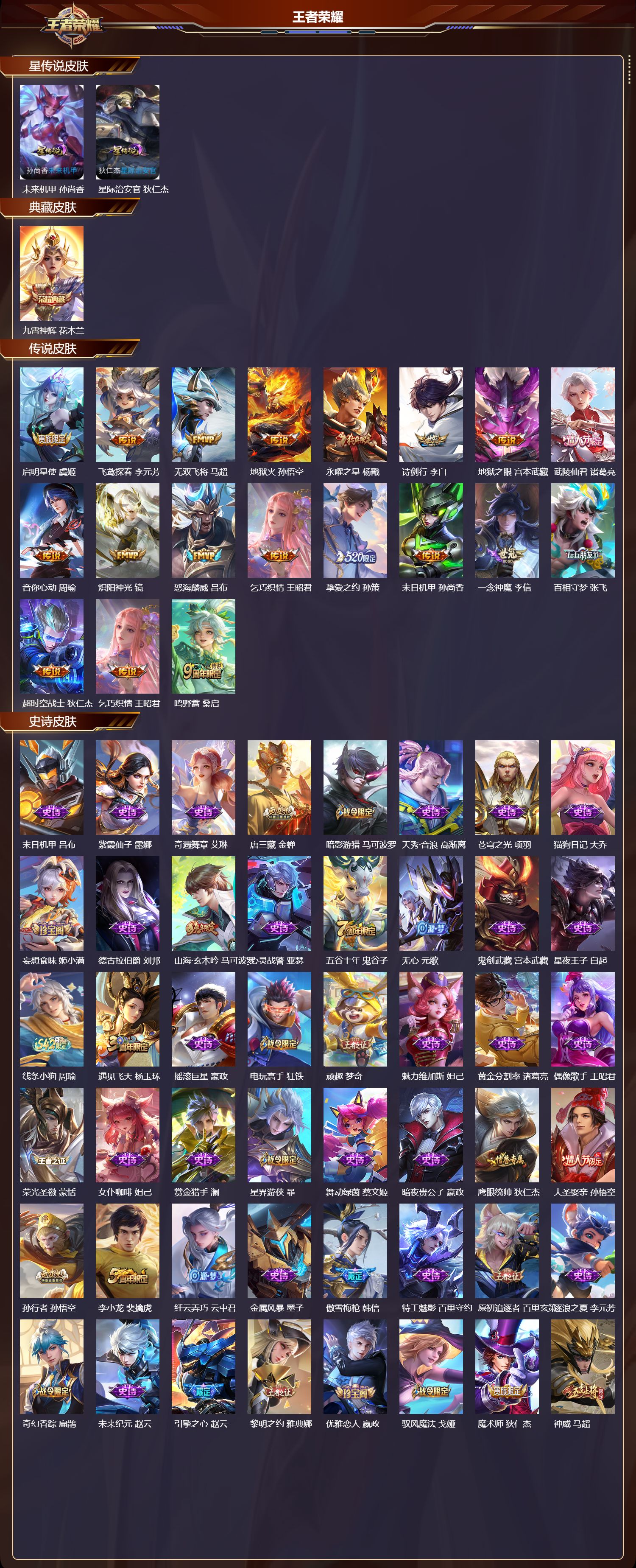 WZQM4304226王者荣耀账号详情图2