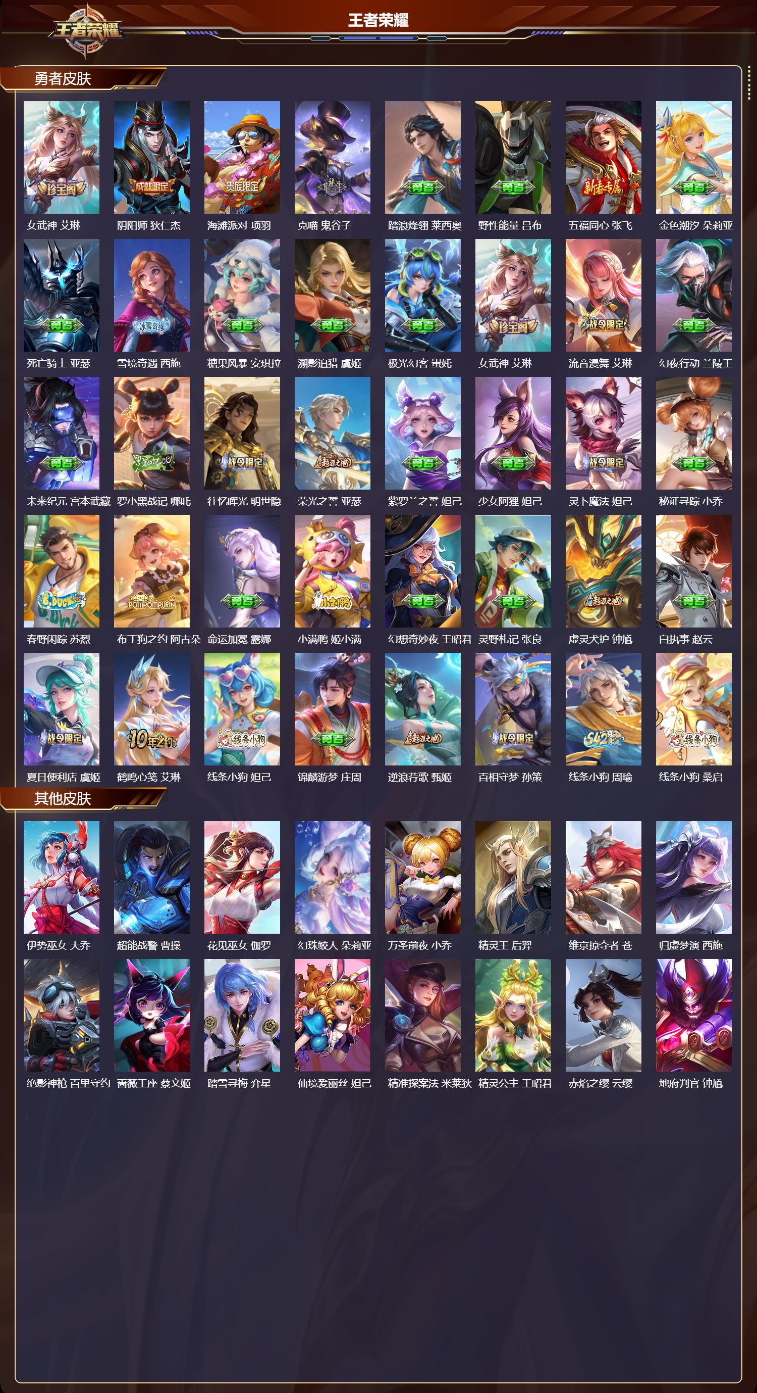 WZQM4303685王者荣耀账号详情图3