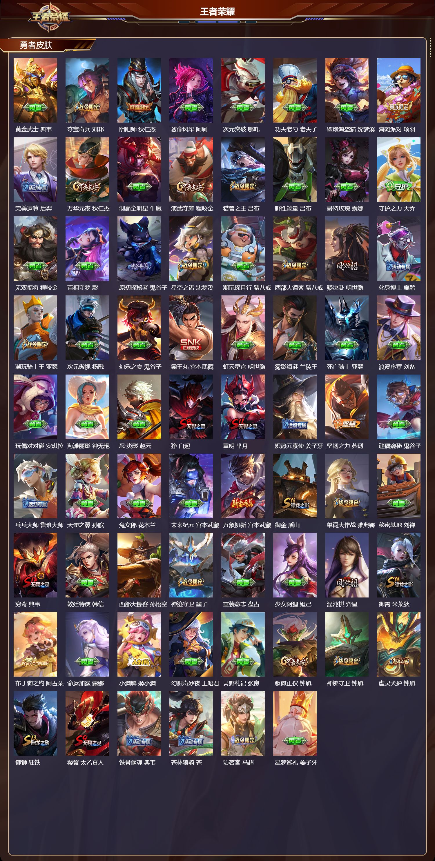 WZQM4303931王者荣耀账号详情图3 WZQM4303931王者荣耀账号详情图3