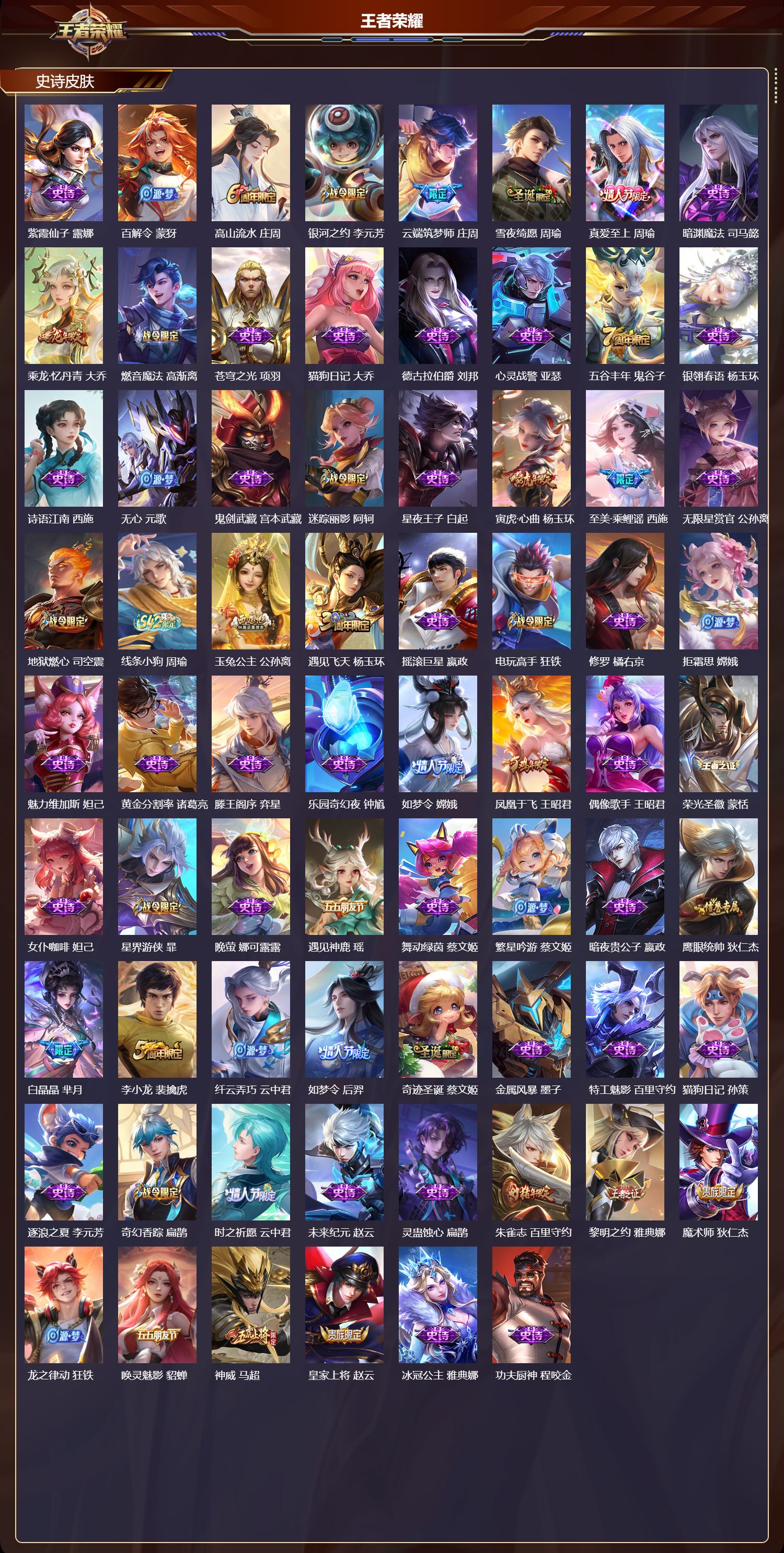 WZMK4303117王者荣耀账号详情图2