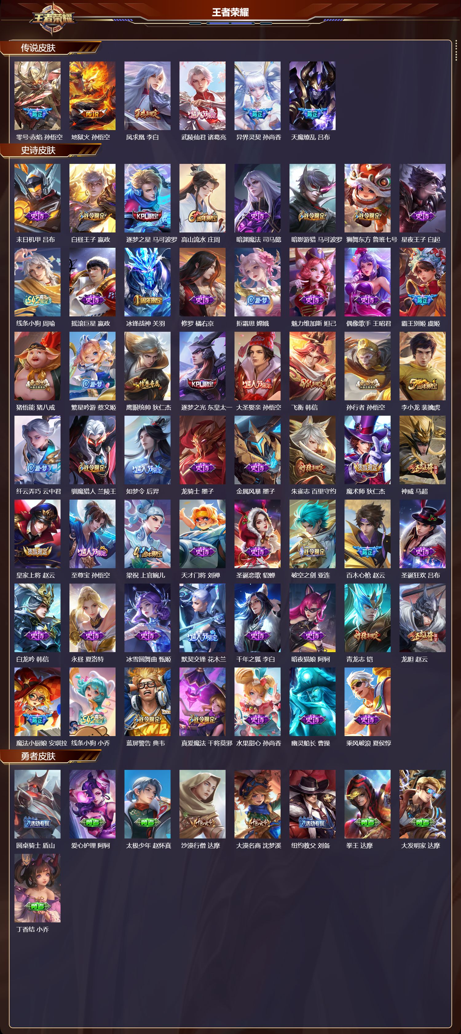 WZQM4303140王者荣耀账号详情图2 WZQM4303140王者荣耀账号详情图2