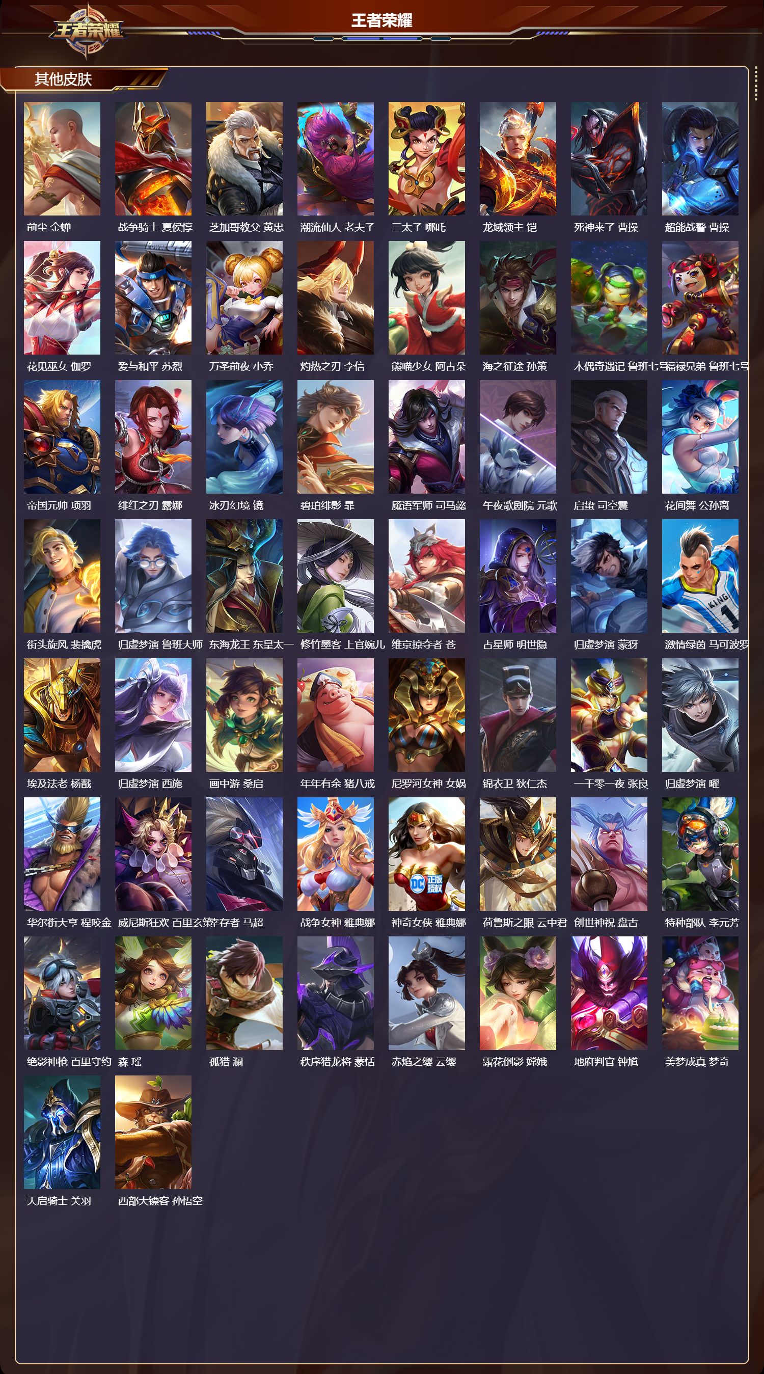 WZMK4303082王者荣耀账号详情图5