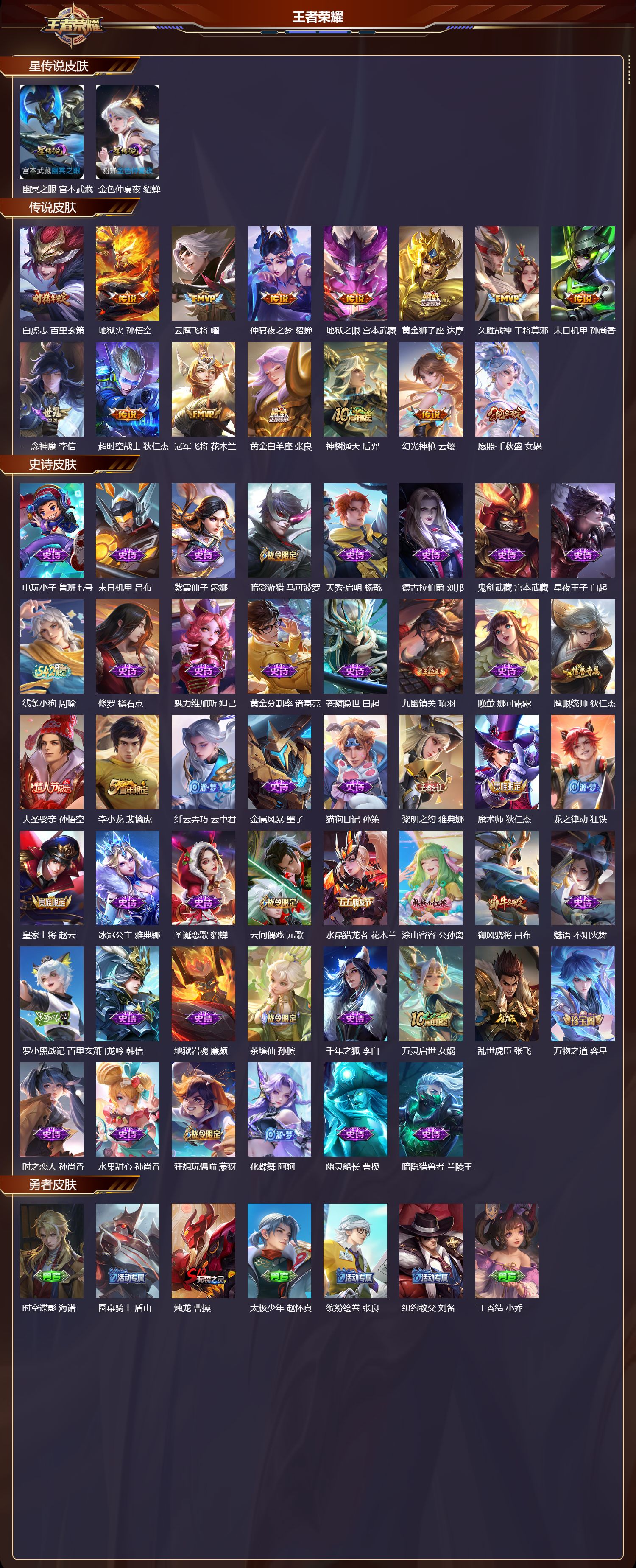 WZQM4303879王者荣耀账号详情图2