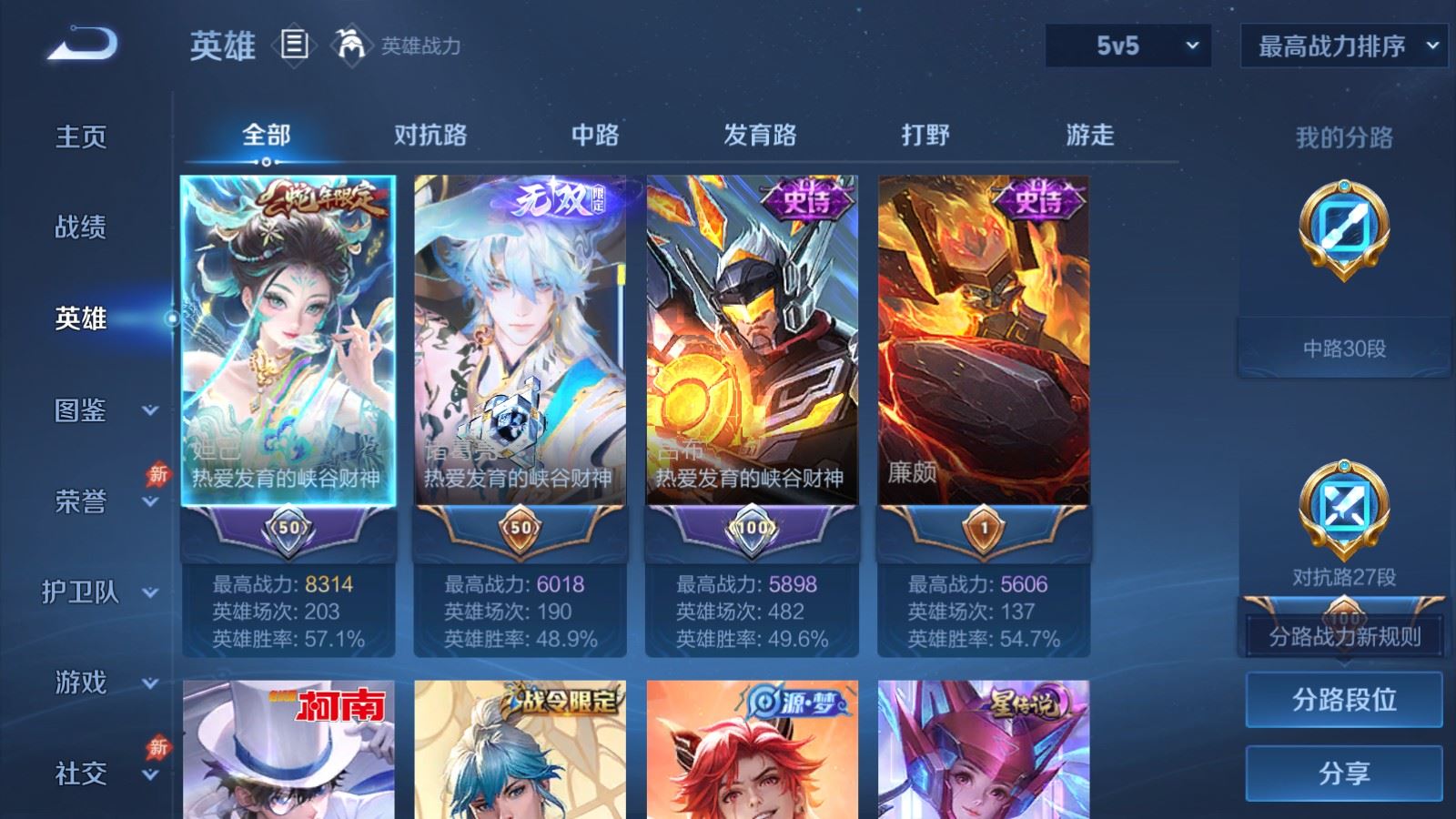 WZCMW4324869王者荣耀账号详情图2