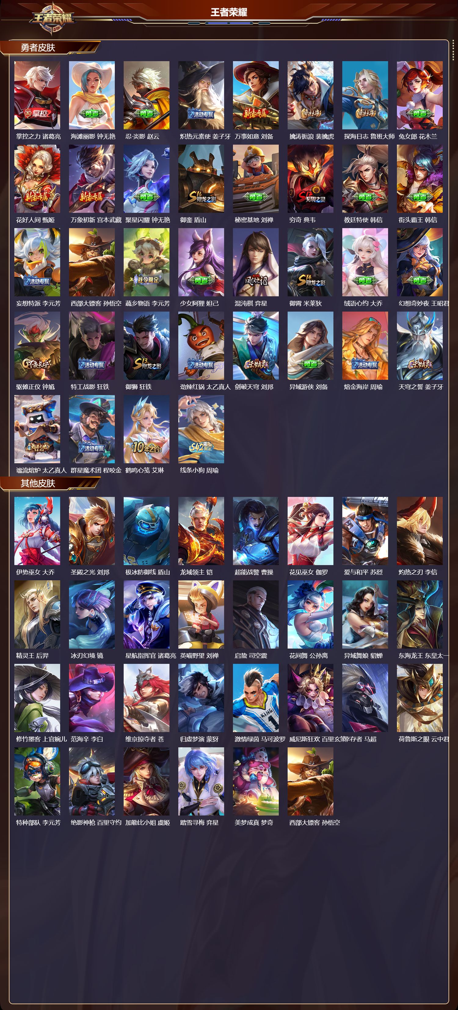 WZMK4303184王者荣耀账号详情图2