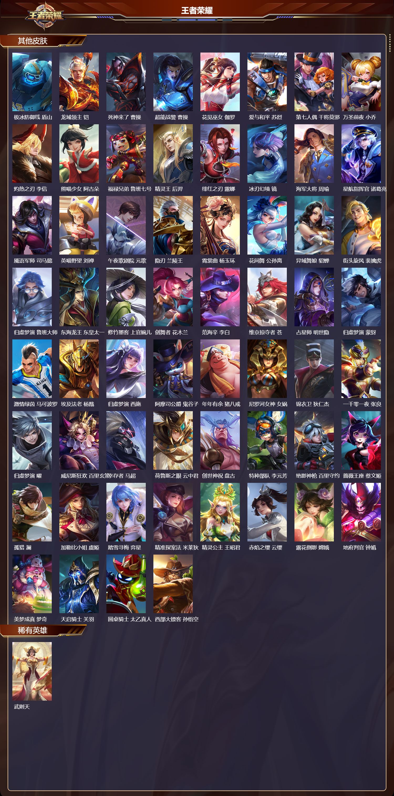 WZQM4304173王者荣耀账号详情图4