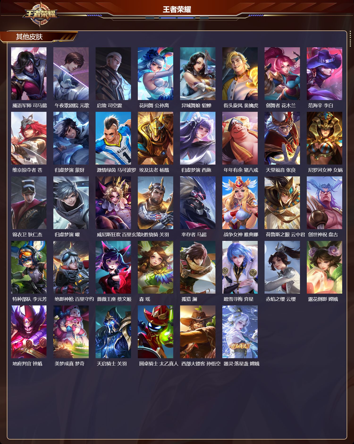 WZQM4303924王者荣耀账号详情图5