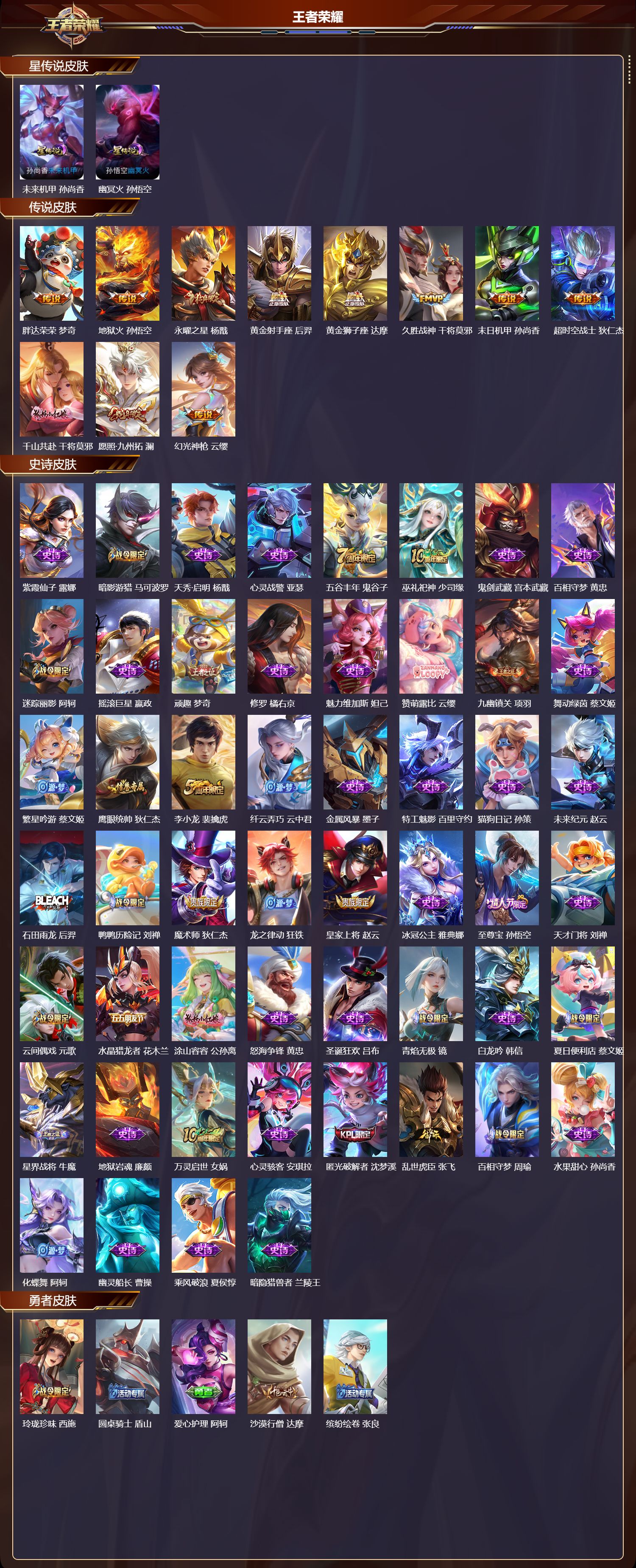 WZQM4303958王者荣耀账号详情图2