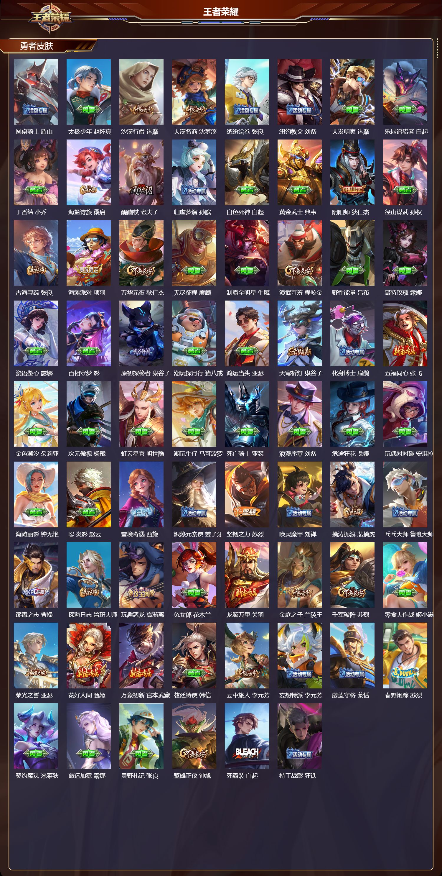 WZQM4303136王者荣耀账号详情图3